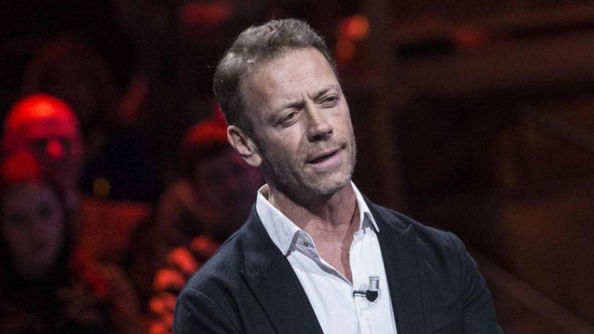 Rocco Siffredi durante lo show Le Belve 