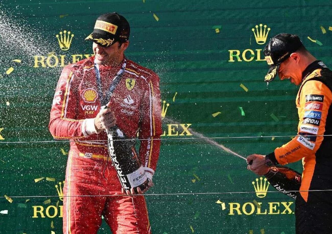 Lando Norris scherza sull&#039;appendicite di Carlos Sainz dopo la vittoria a Melbourne: &quot;Dovrei...&quot;
