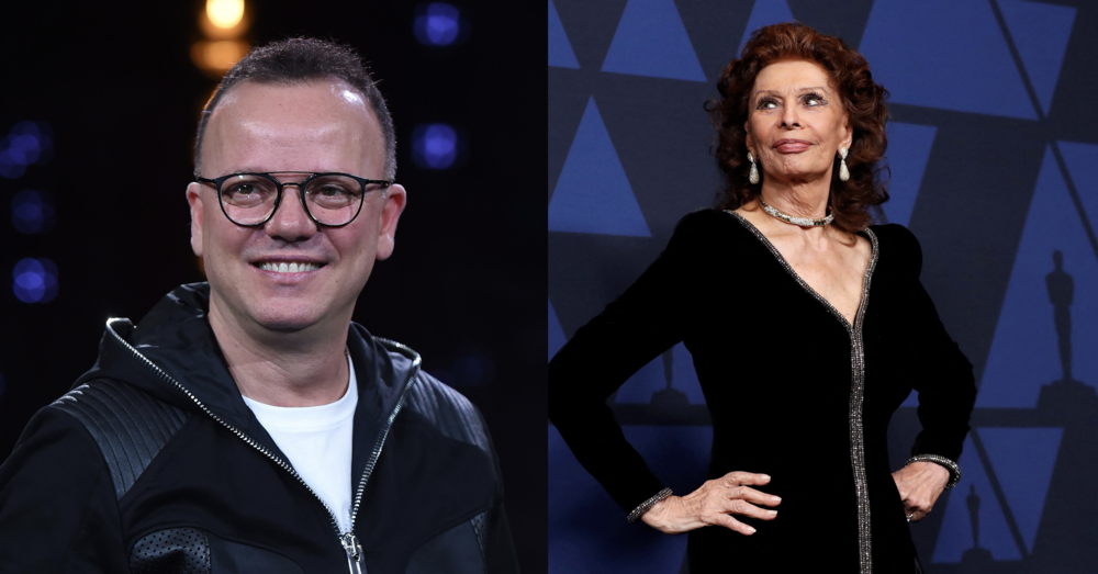 Gigi D&rsquo;Alessio nuovo conduttore di Sanremo con Sofia Loren? La teoria per il 2025 dopo Amadeus 