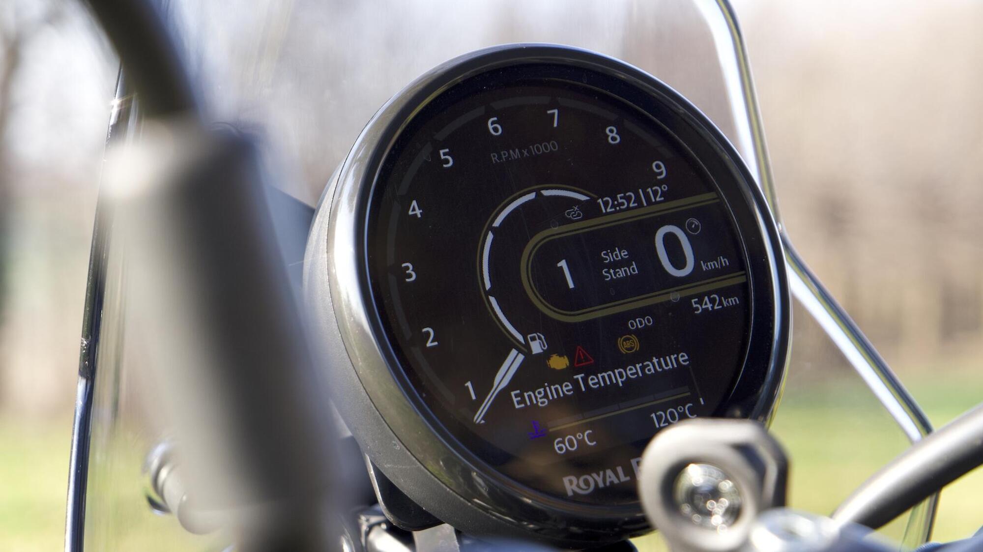 Royal Enfield Himalayan 450 dashboard