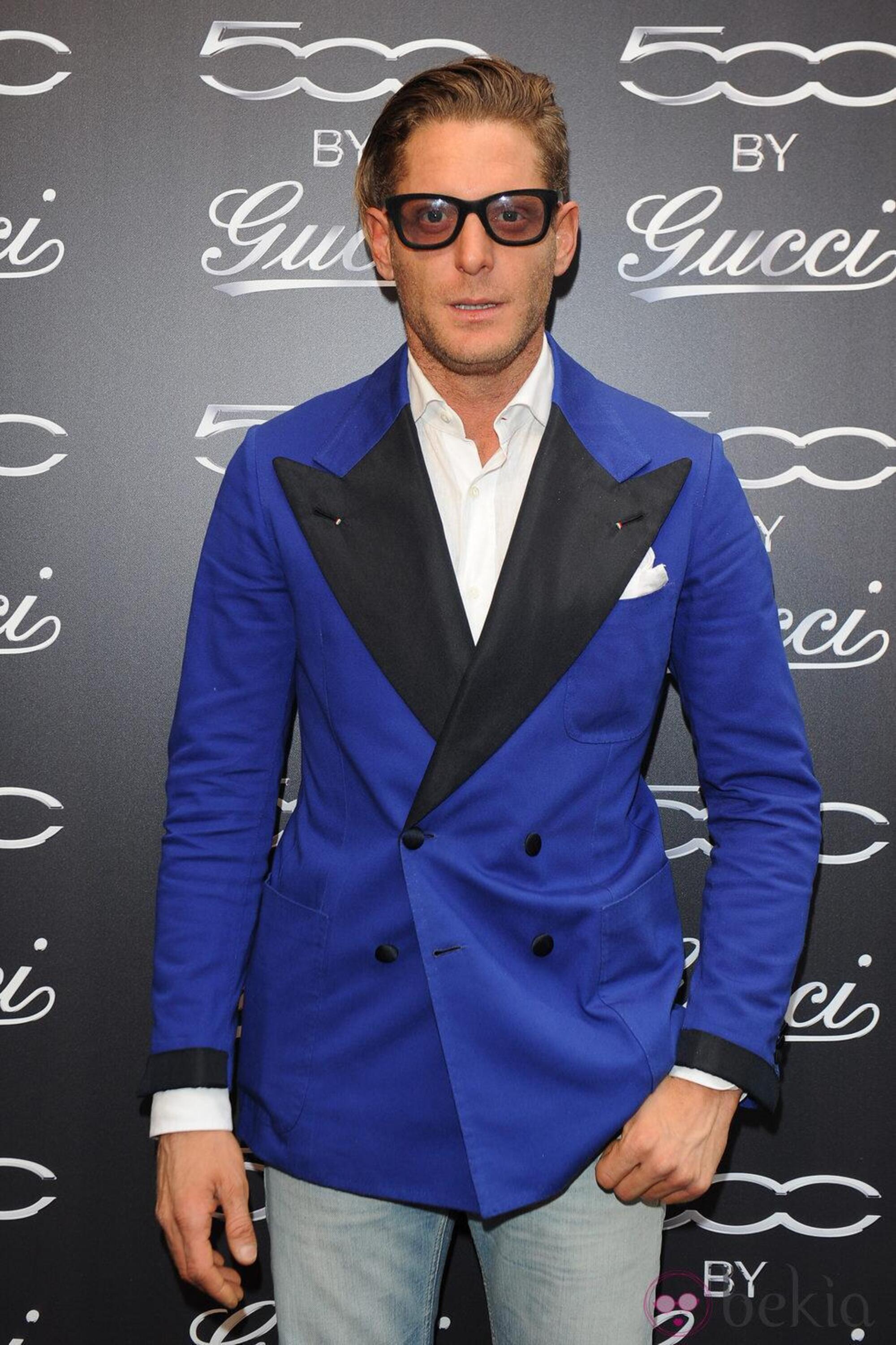 Lapo durante un&#039;esclusiva festa di Gucci