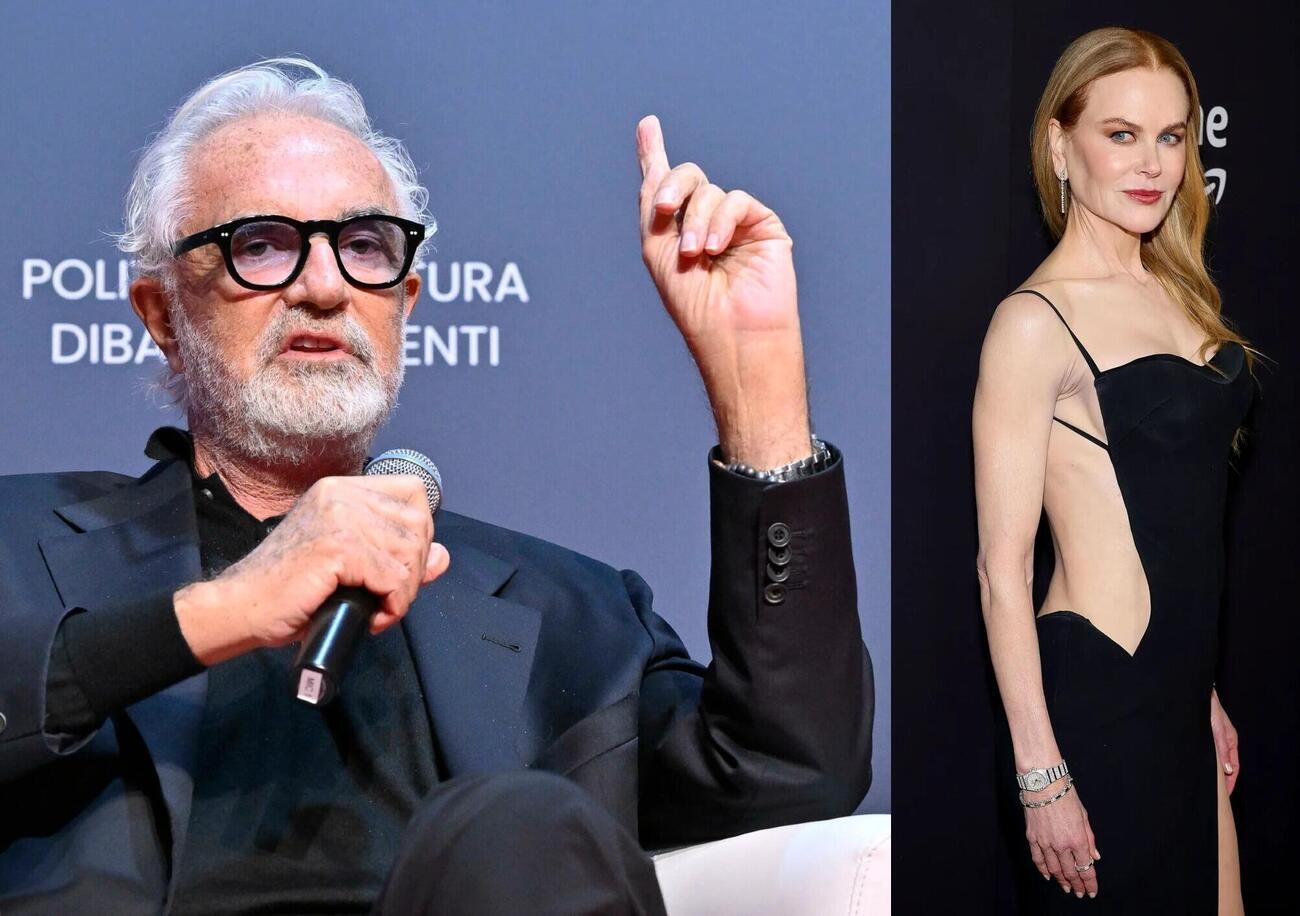 Ma che ci fa Nicole Kidman a casa di Flavio Briatore? E cosa sono quei segni sulle braccia?