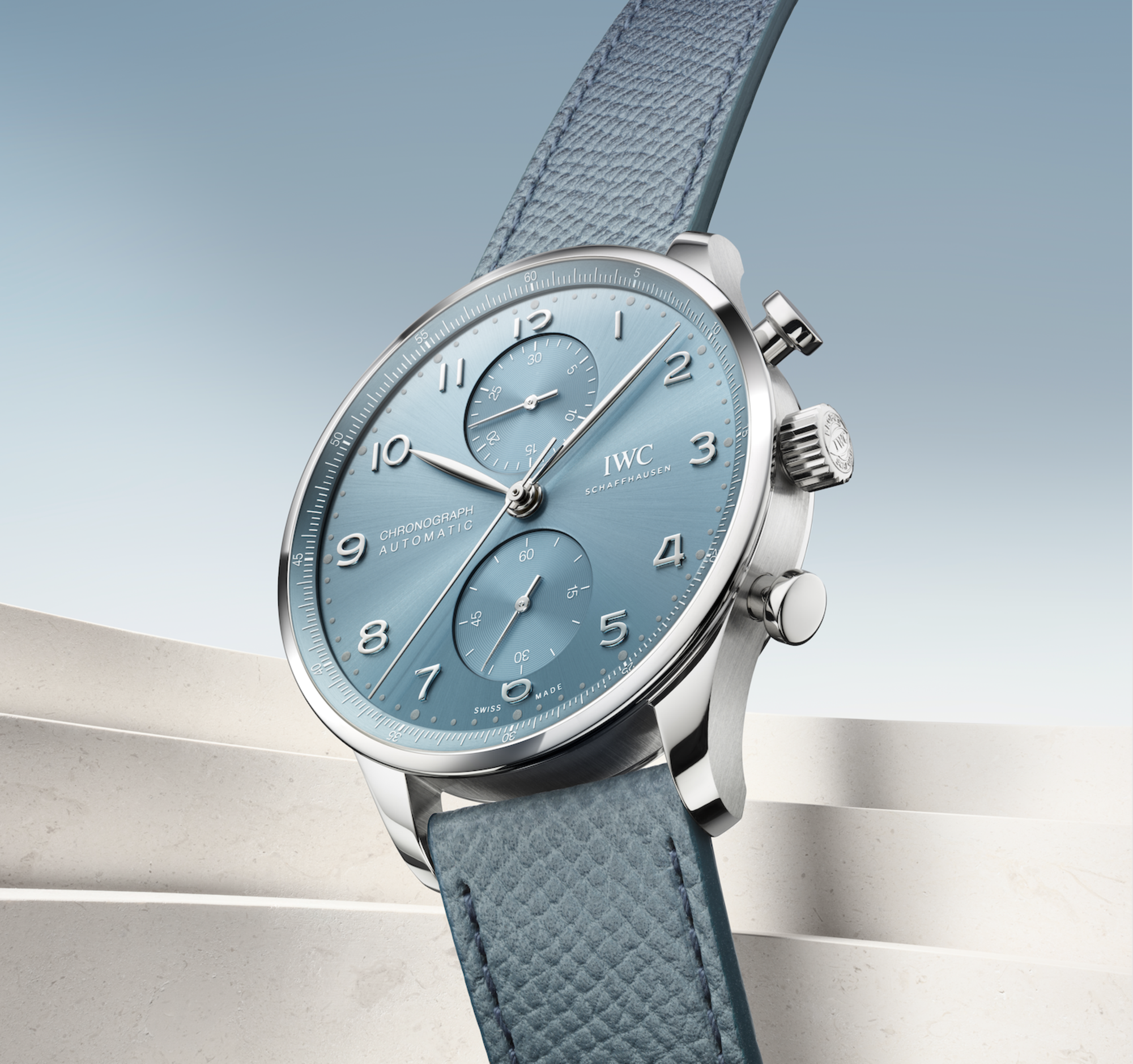 L&#039;IWC Portugieser Chronograph in Horizon Blue