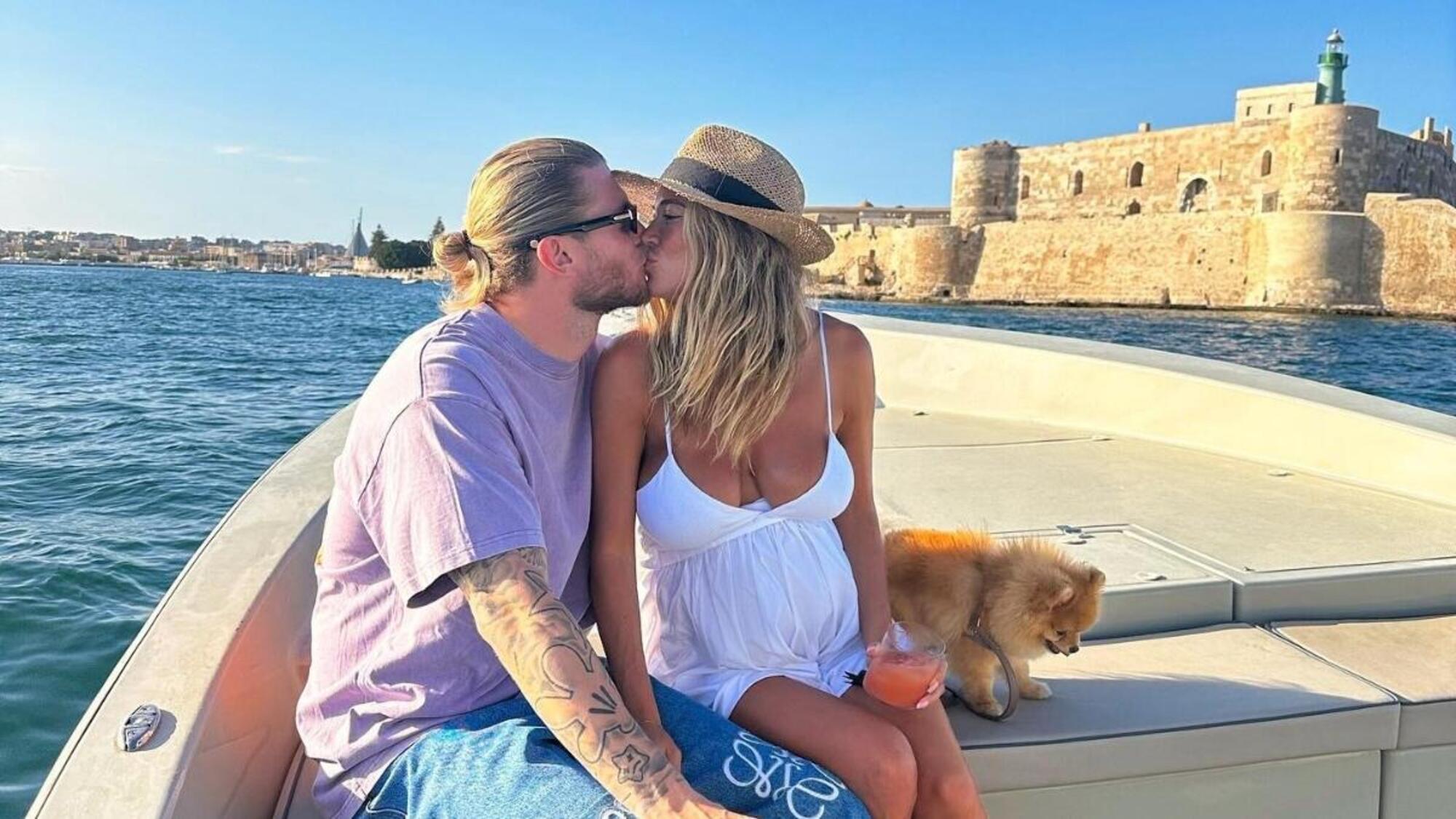 Loris Karius e Diletta Leotta