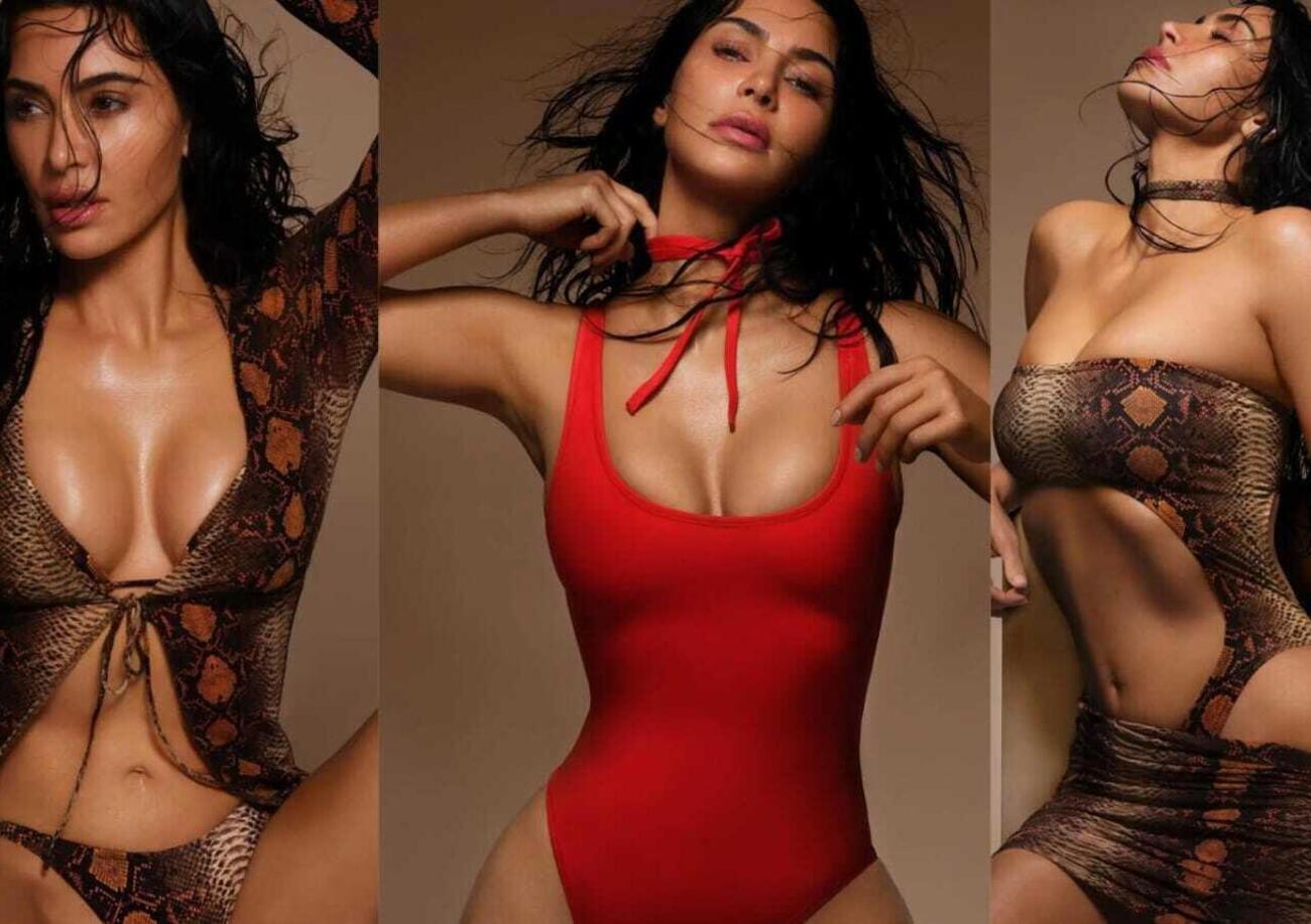 Kim Kardashian bacia Emma Roberts ed esplode in intimo Skims. Ma le avete viste le foto?