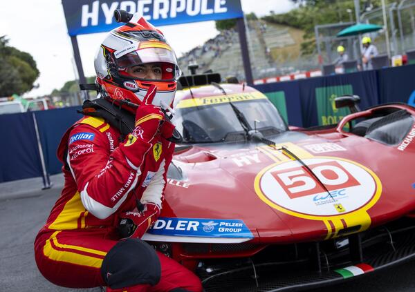 Imola &egrave; rossa: ci sono le tre Ferrari davanti a tutti al WEC con la pole position di Antonio Fuoco