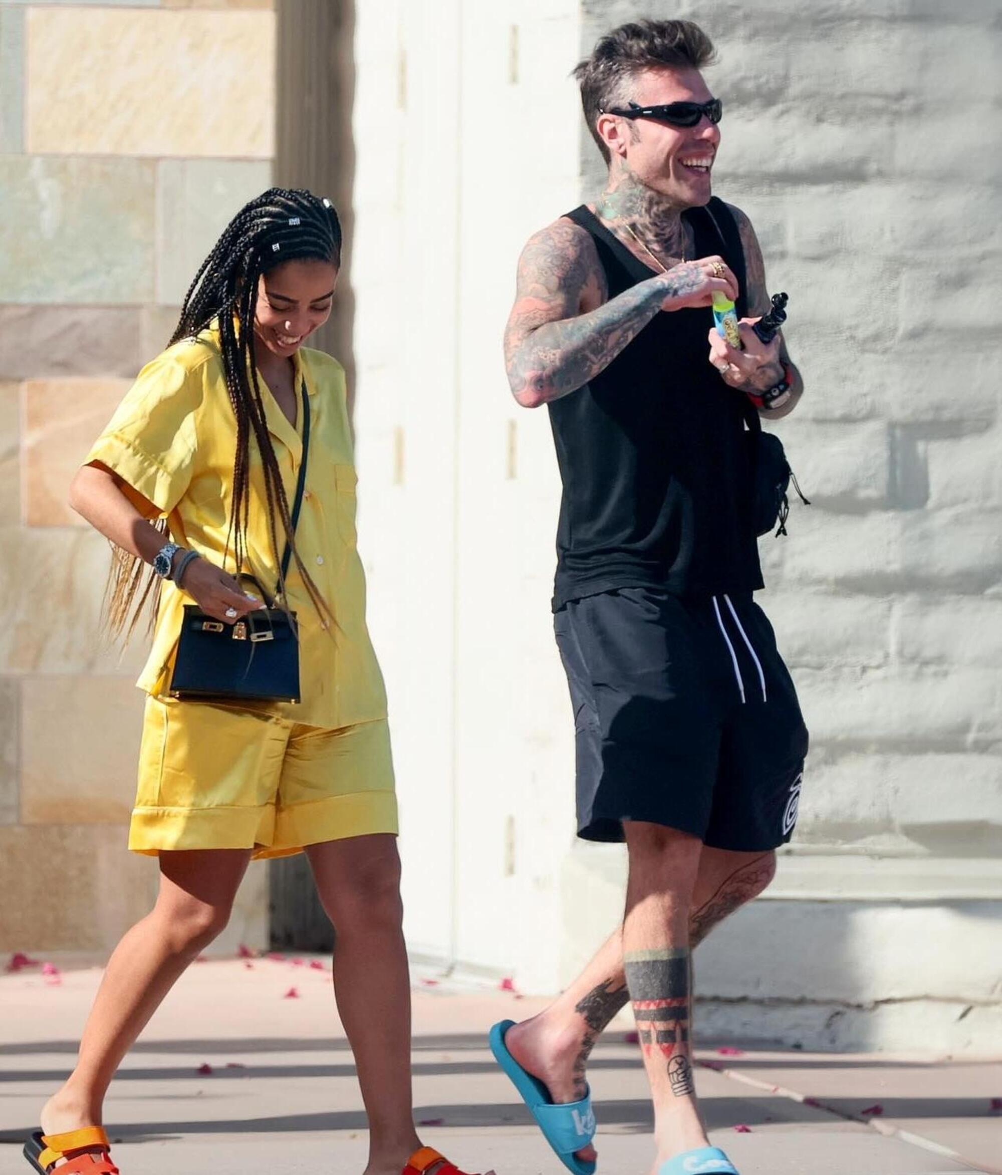 Fedez con Giulia Ottorini