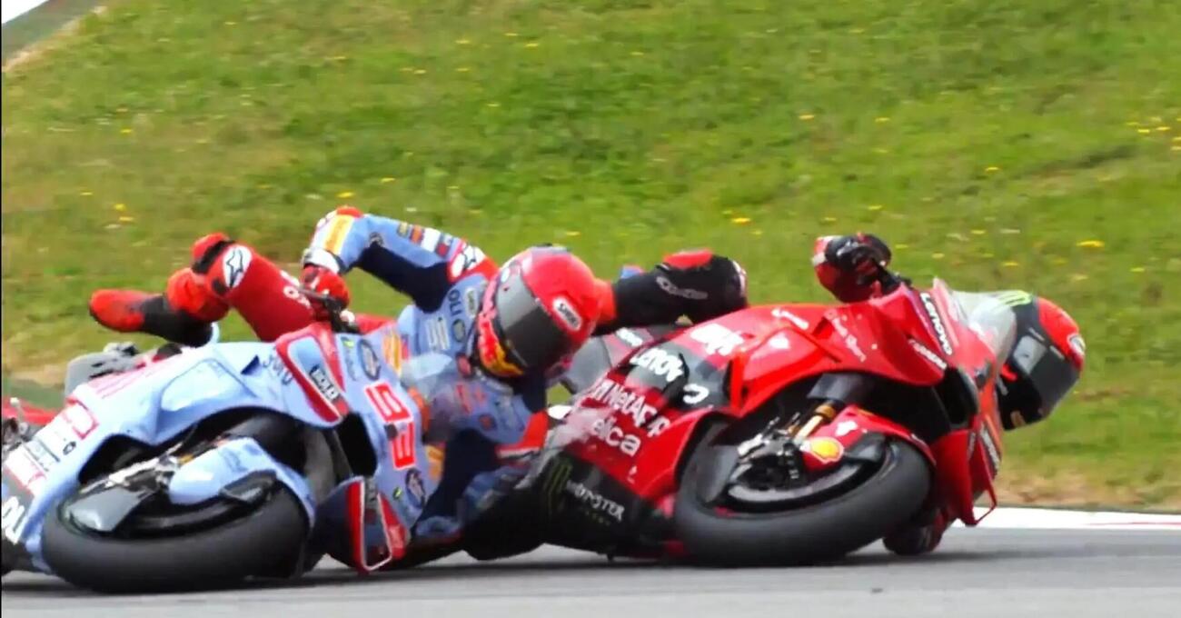 Ok, ma come ha fatto Ducati a calmare Pecco Bagnaia e Marc Marquez dopo il crash di Portimao? La risposta in un SMS