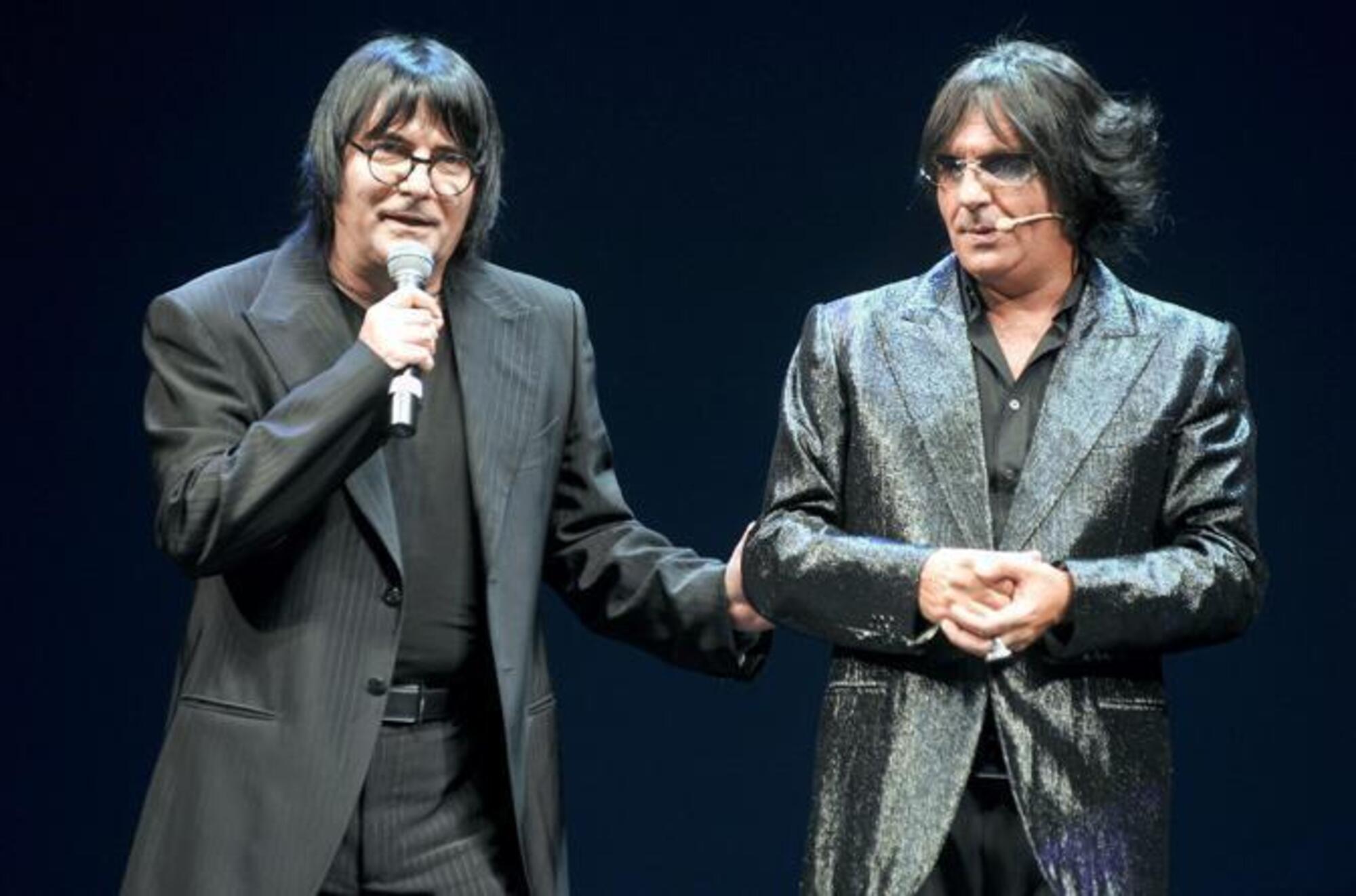 Giorgio Panariello imita Renato Zero con Renato Zero quello vero, che fa anche rima