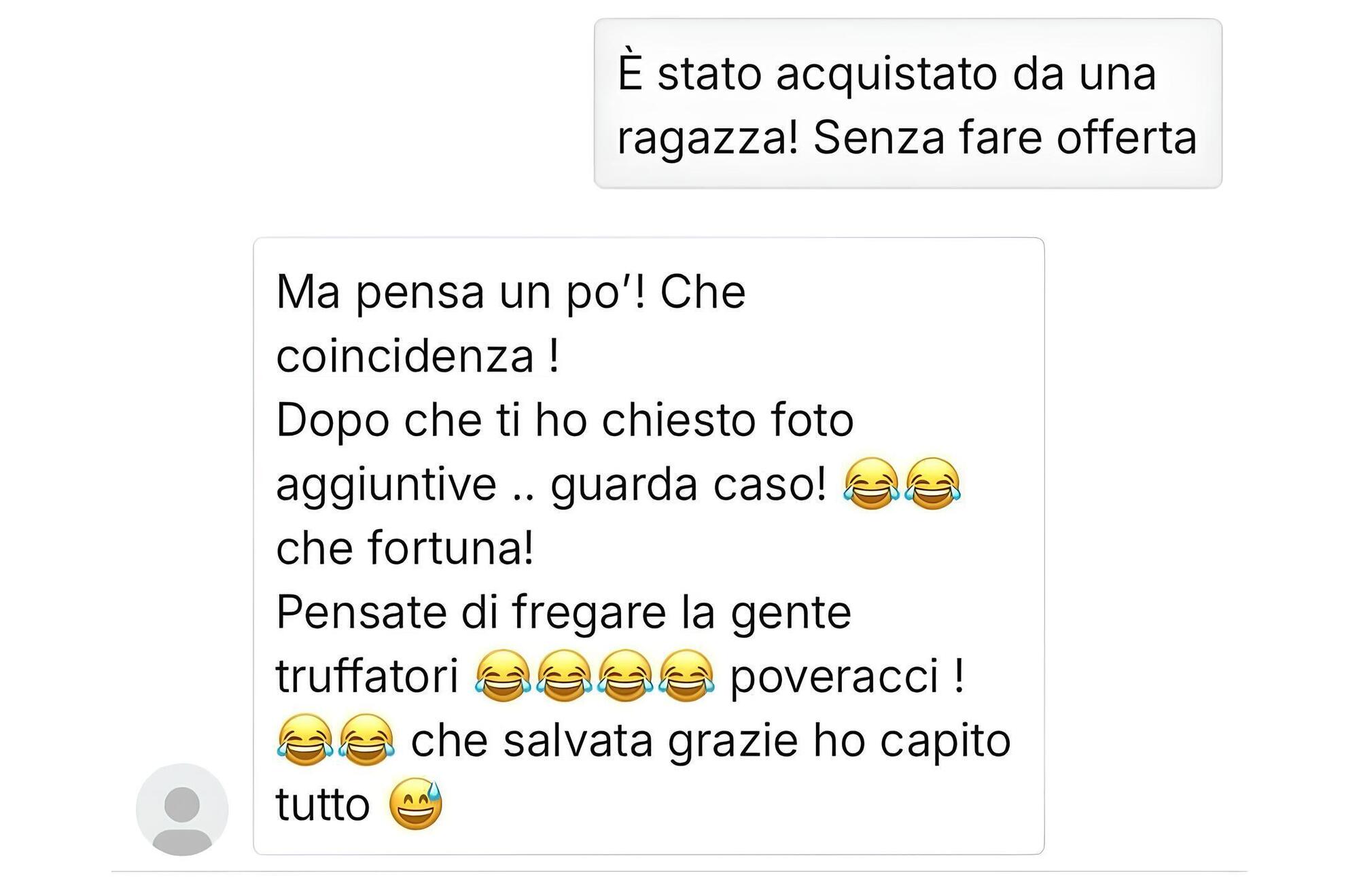 Alcune conversazioni su Vinted