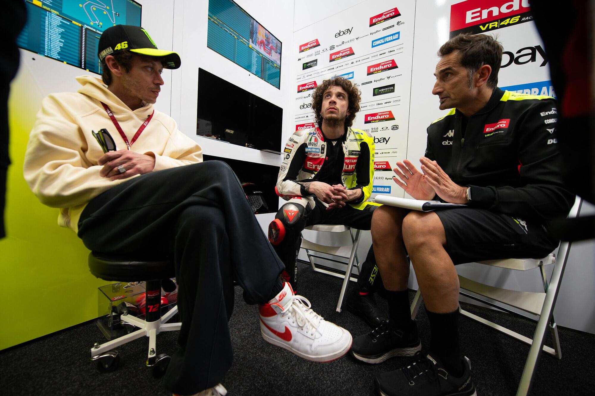 Marco Bezzecchi Valentino Rossi Matteo Flamigni