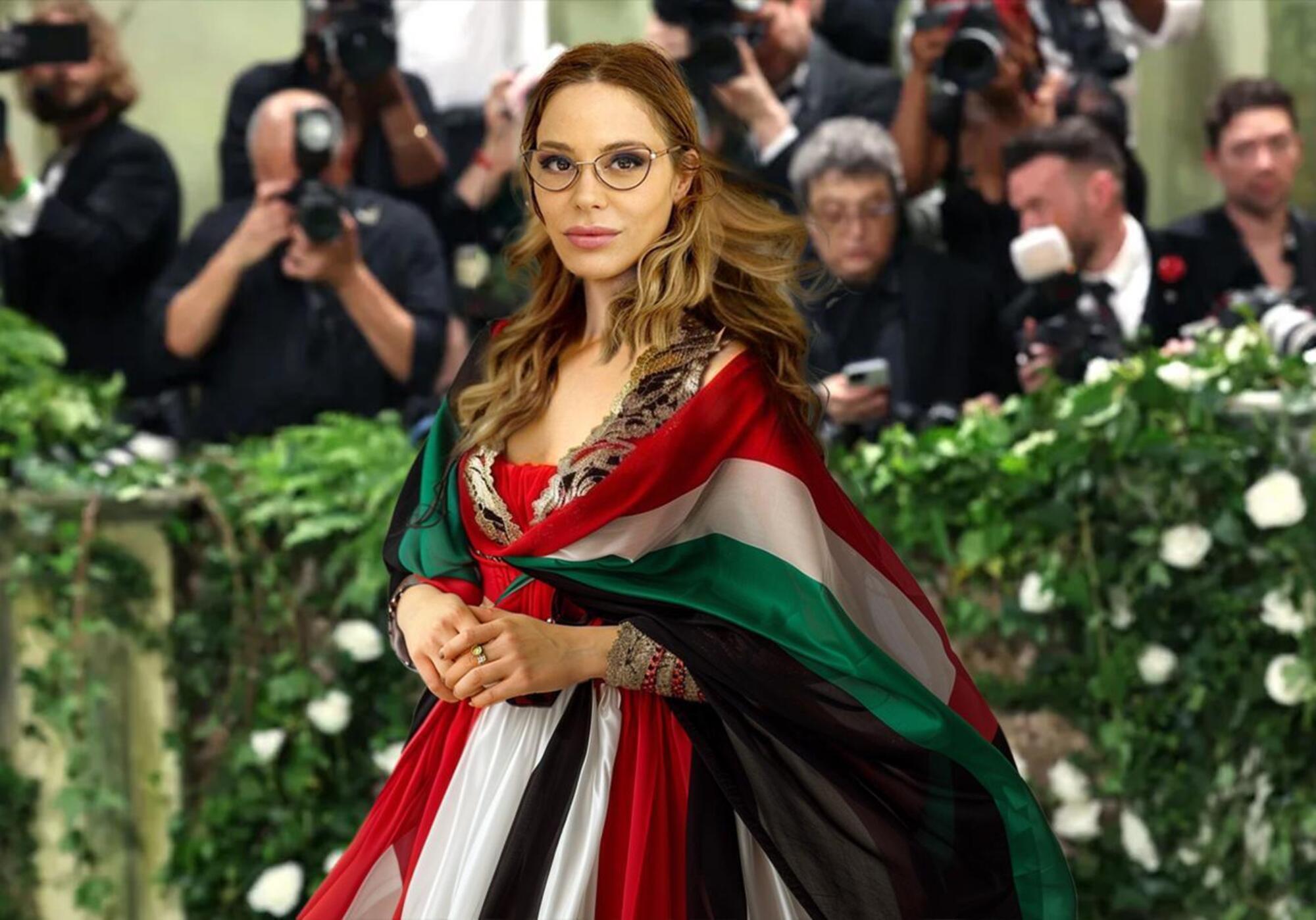 Naike Rivelli come avrebbe voluto sfilare al Met Gala