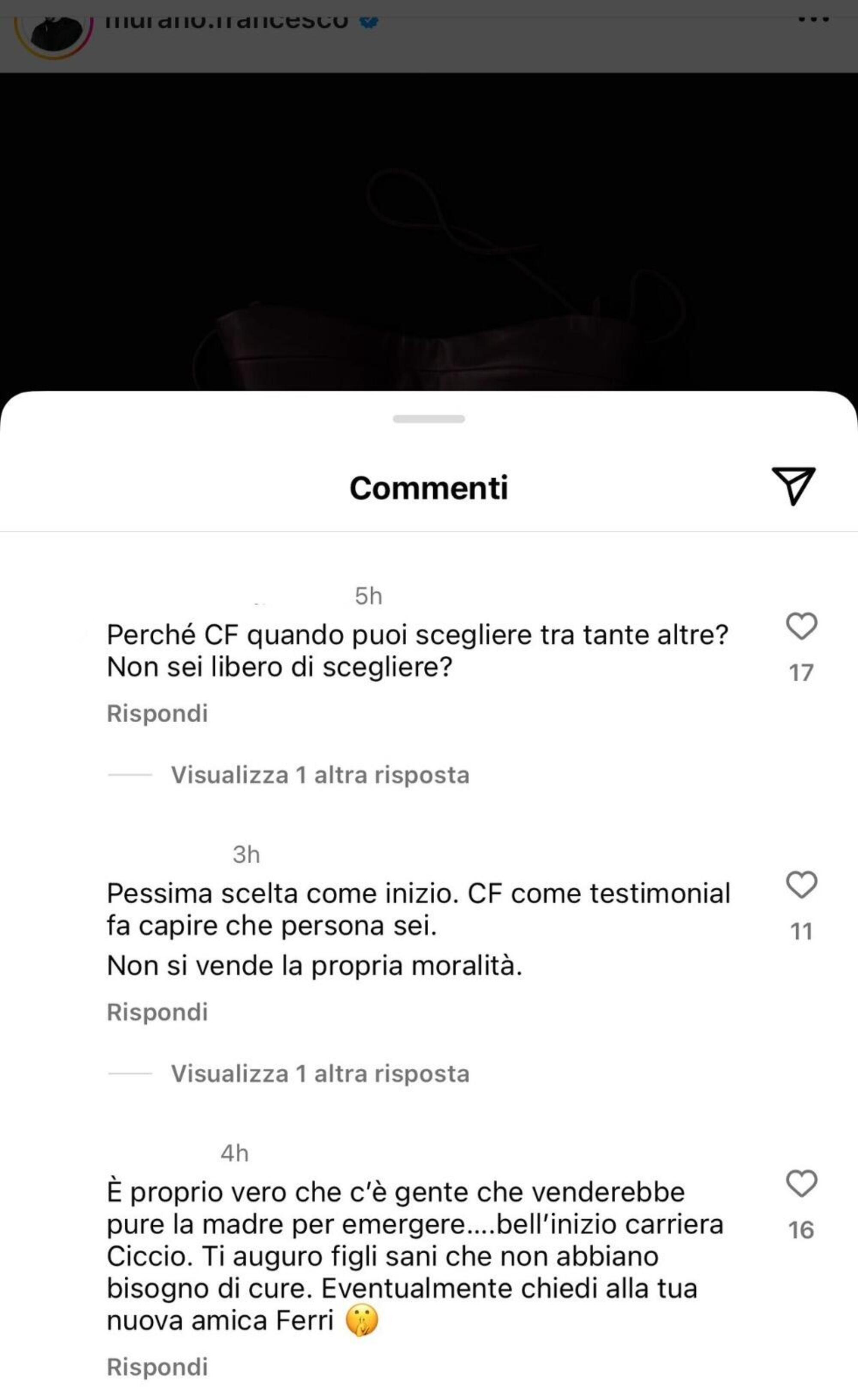 Insulti sotto il profilo di Francesco Murano