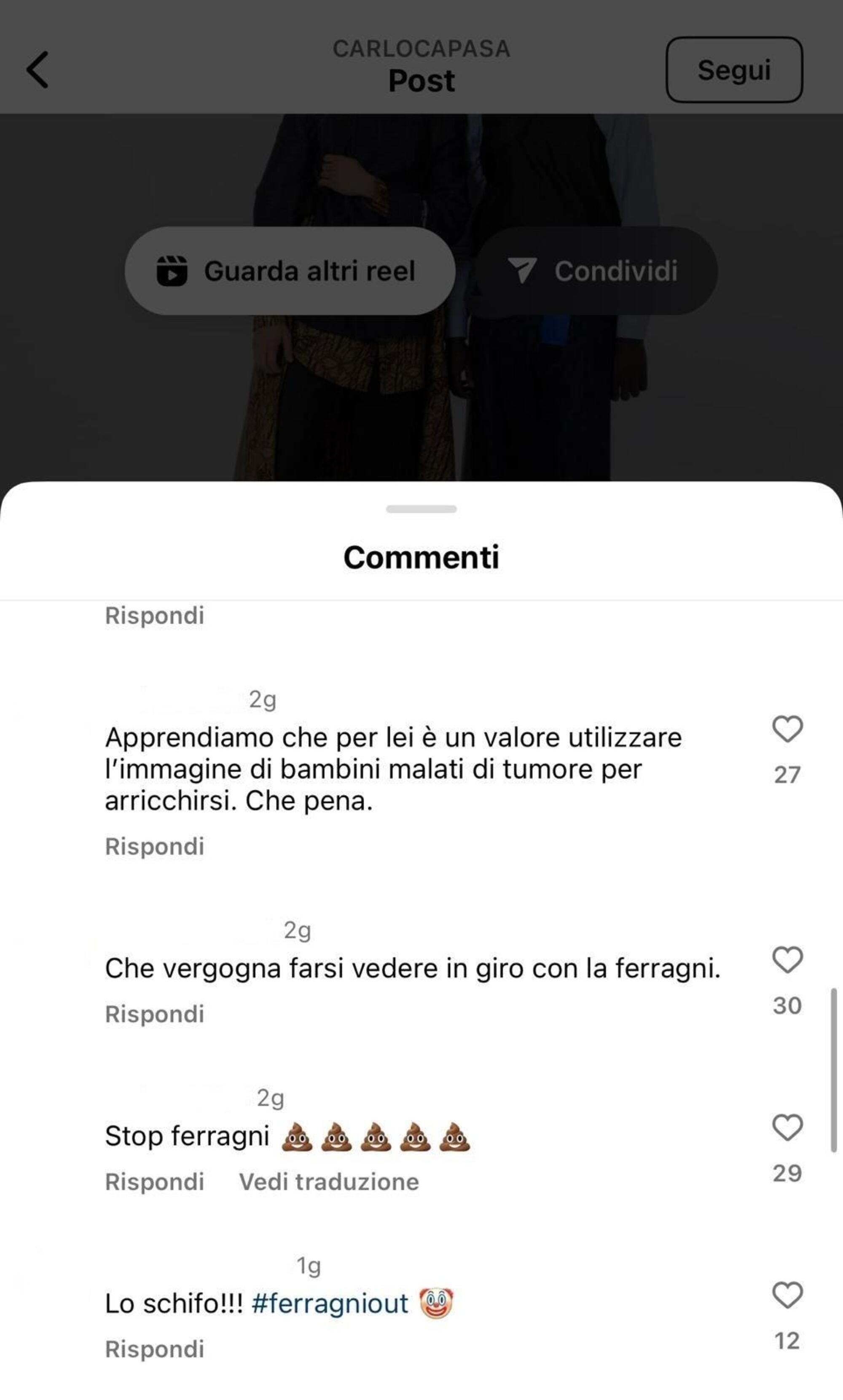 Insulti sotto il profilo di Carlo Capasa