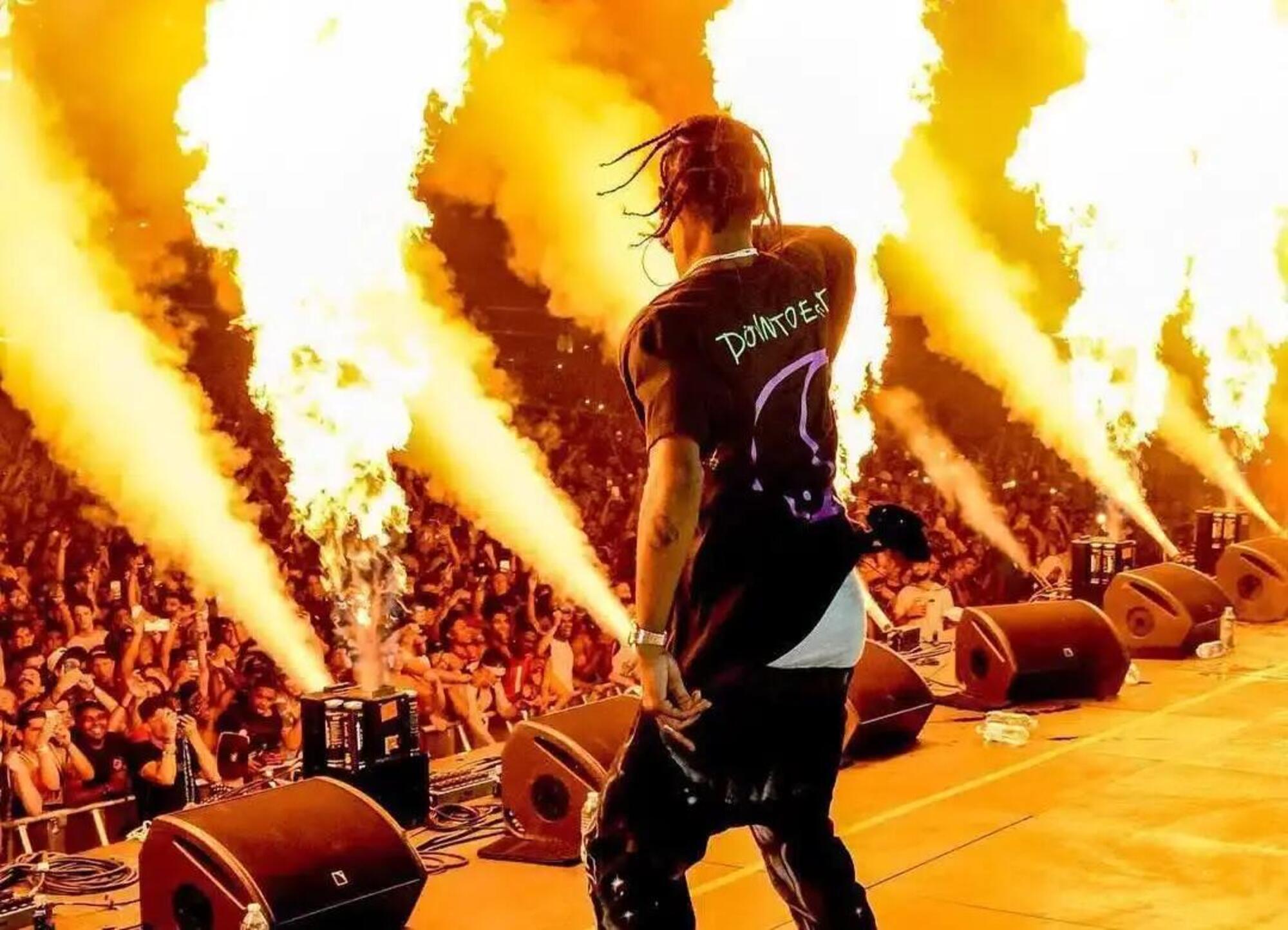 Uno dei concerti di Travis Scott in attesa del 23 luglio 2024