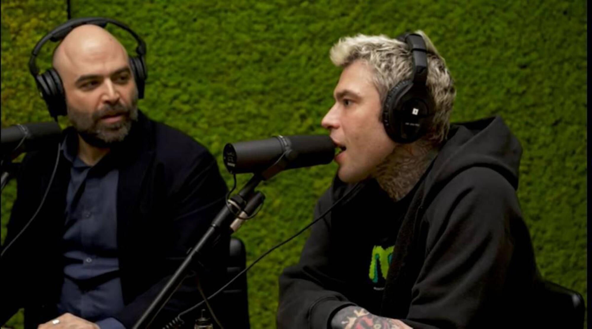 Fedez con Roberto Saviano