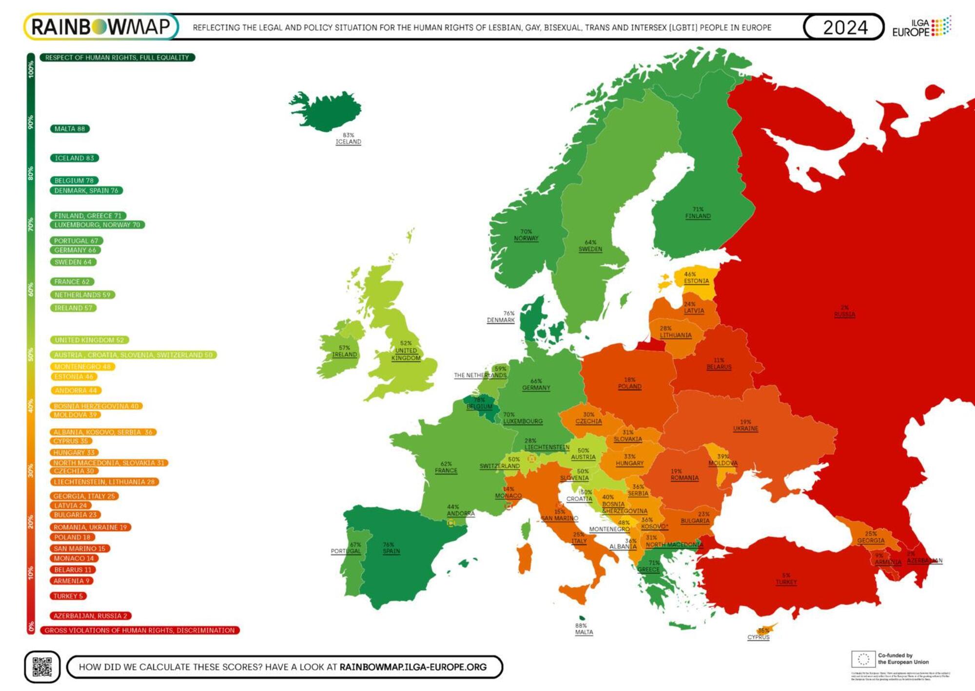 Rainbow map 2024