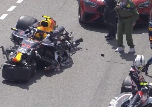 Incidente assurdo al via del GP di Montecarlo: cos&#039;&egrave; successo a Perez, H&uuml;lkenberg e Magnussen