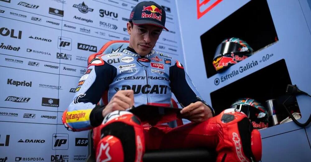 Marc Marquez la racconta cos&igrave;: &ldquo;Ho guardato i dati di Bagnaia&rdquo;