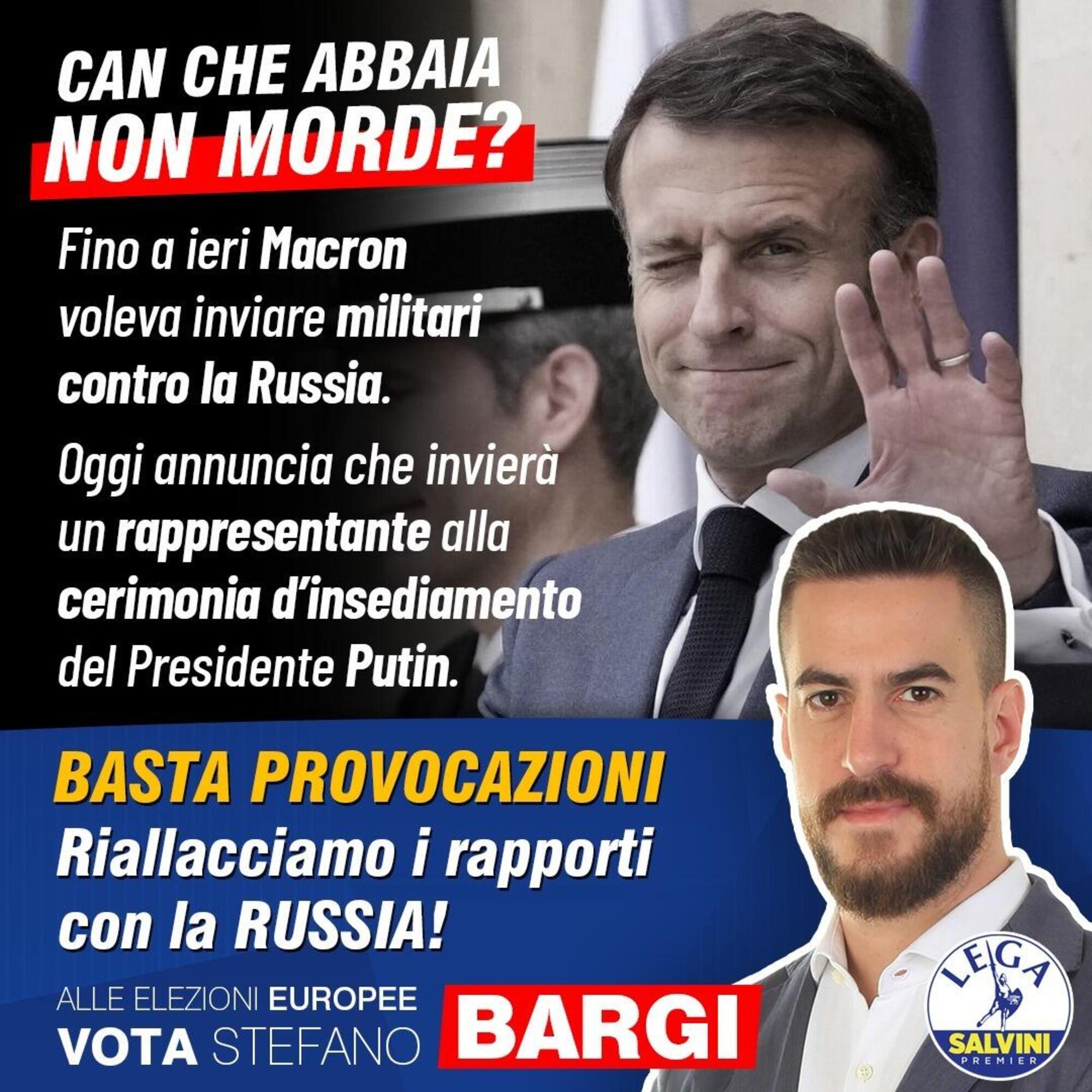 Campagna per le elezioni europee di Stefano Bargi