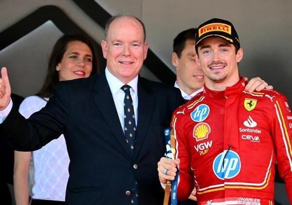 Come sono andati i pazzi festeggiamenti del principe Alberto per il suo Charles Leclerc dopo il Gran Premio di Monaco