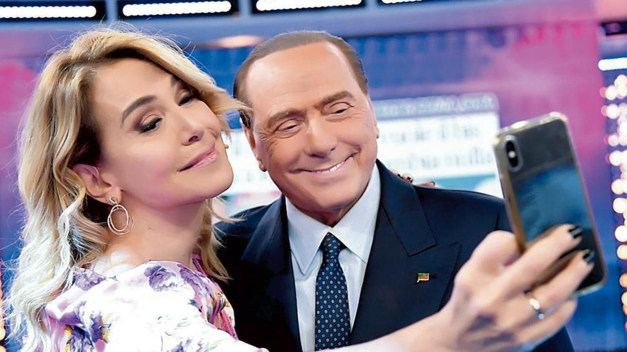 Barbara D'Urso e Silvio Berlusconi