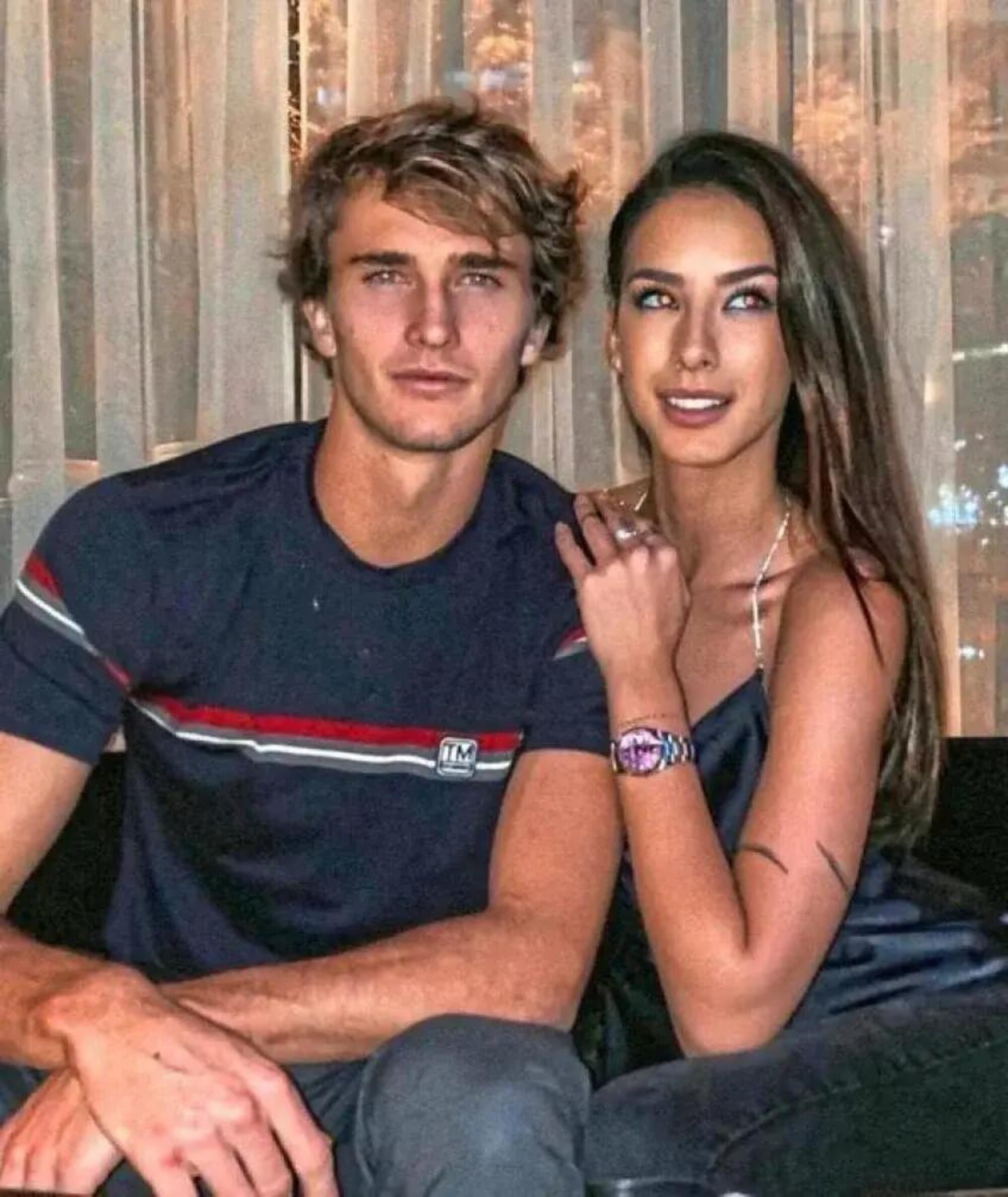 Brenda Patea e Alexander Zverev