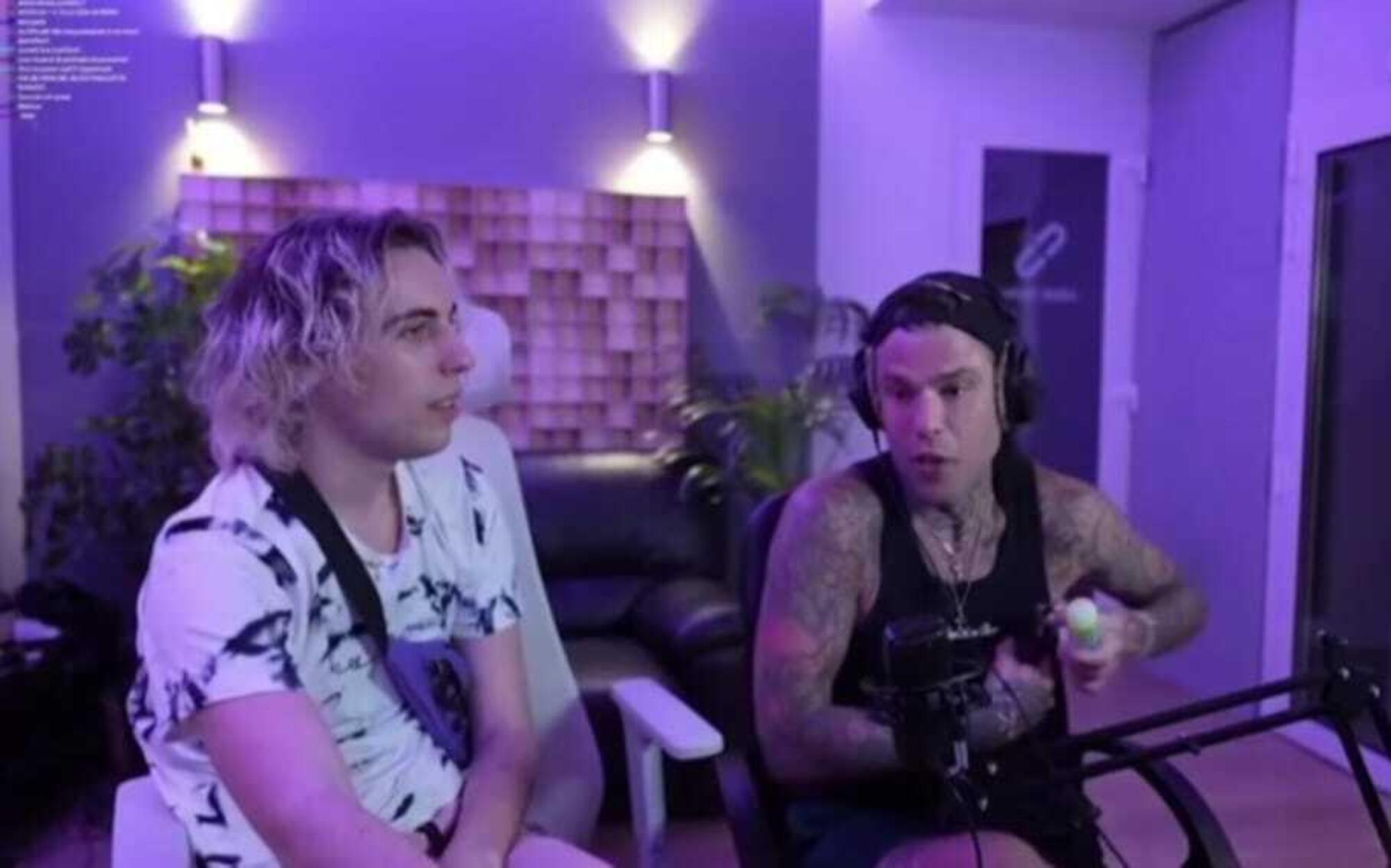 Fedez con Grebaud su Twitch