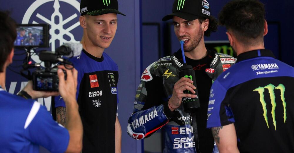 In Yamaha va tutto storto: rovinato il test a Valencia di Fabio Quartararo e Alex Rins (che valuta anche se fuggire)