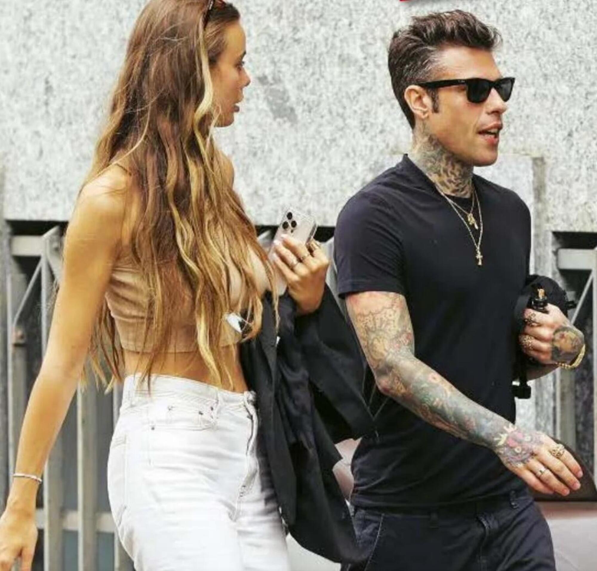 Fedez con Garance Authié