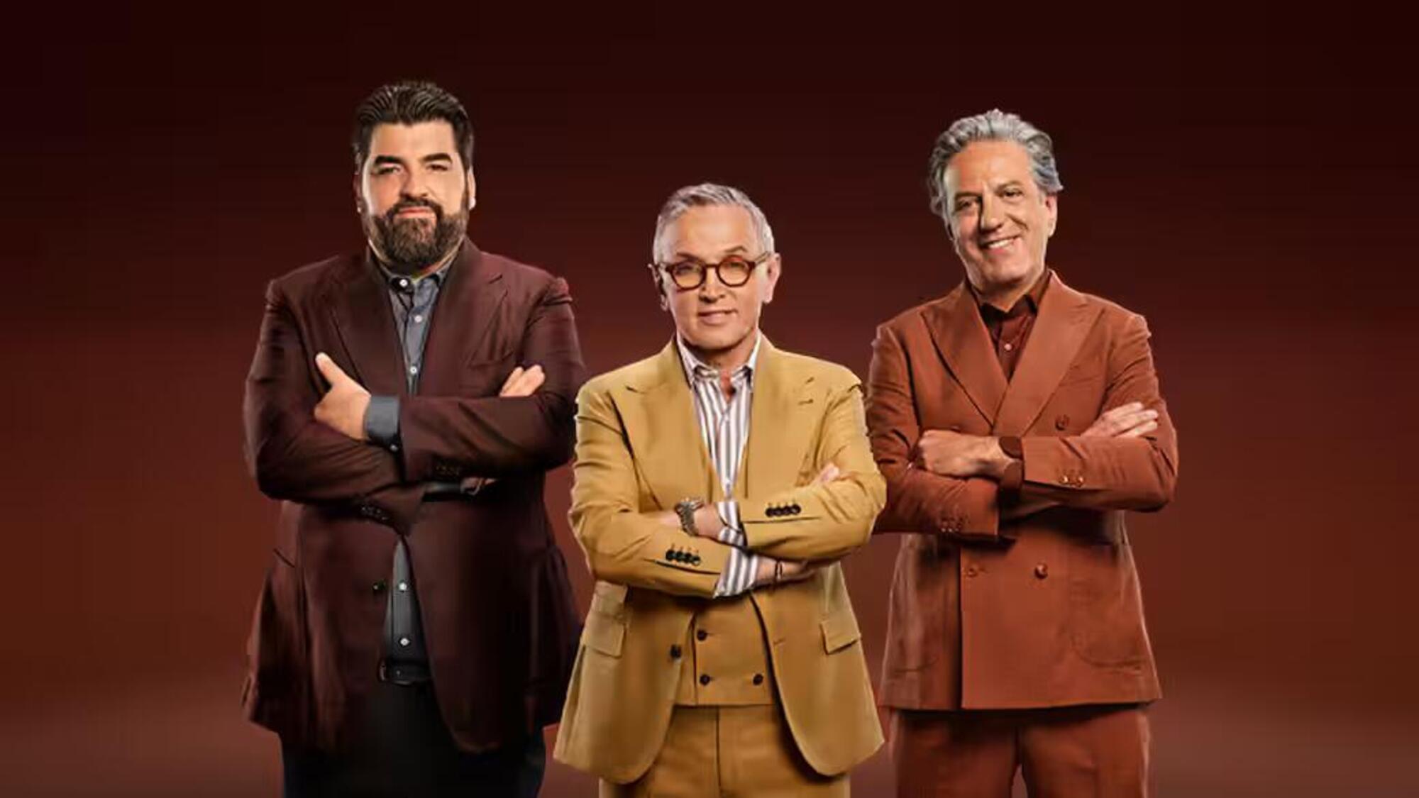 Masterchef: Bruno Barbieri, Francesco Locatelli e Antonino Cannavacciuolo