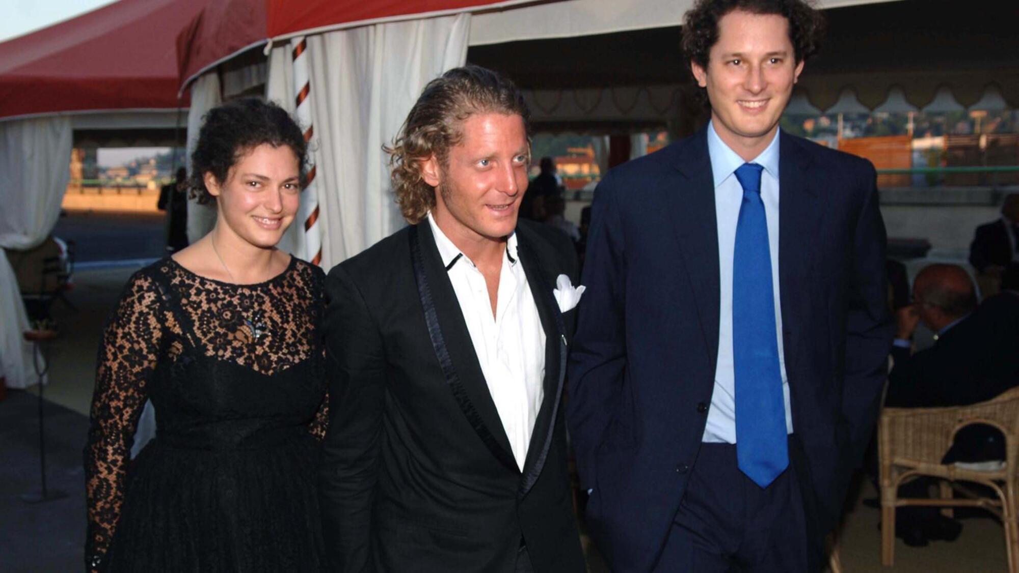 Ginevra Lapo e John Elkann