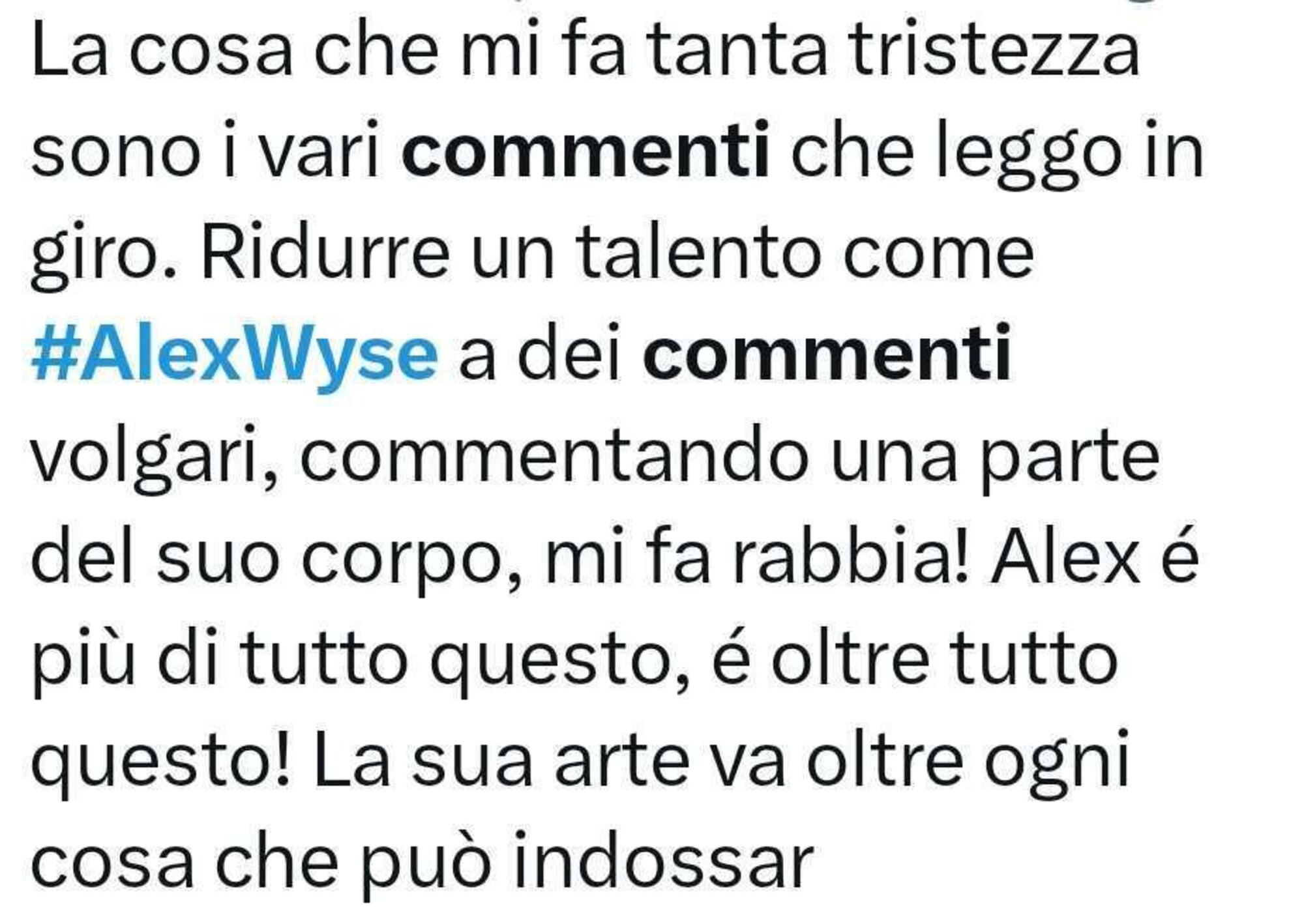 commenti su Alex Wyse