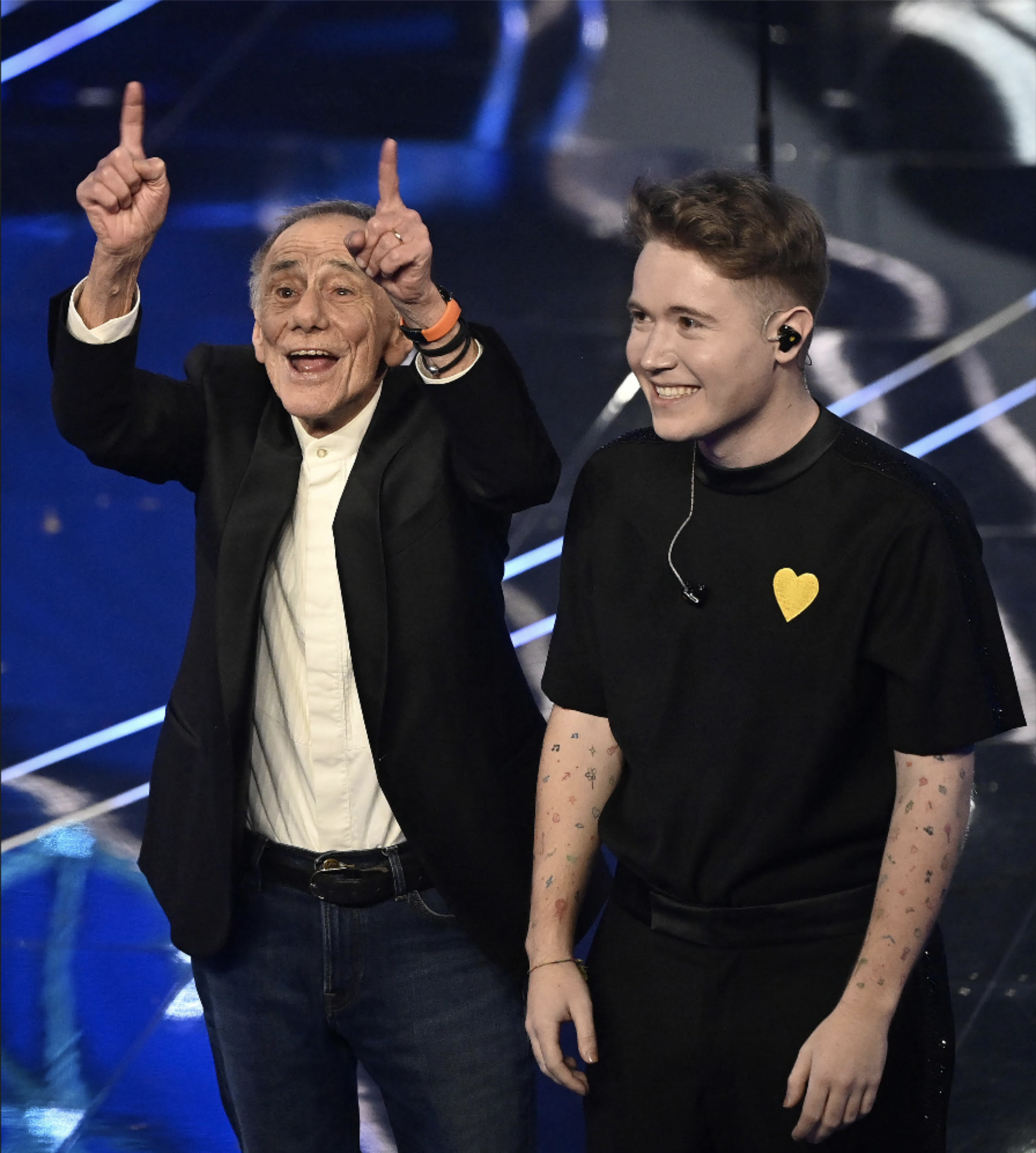 Roberto Vecchioni e Alfa a Sanremo 