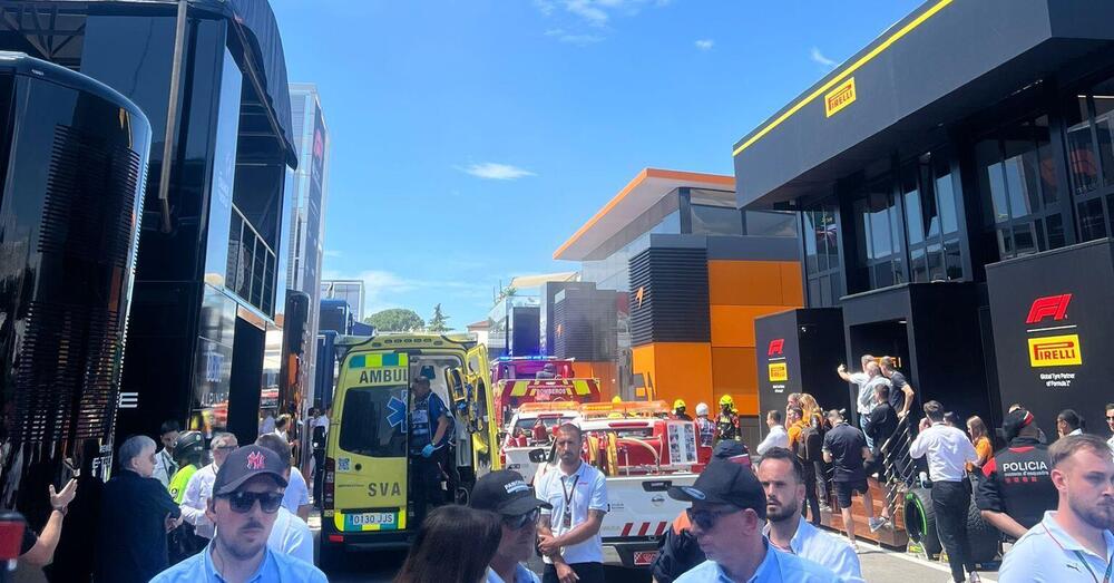 Caos a Barcellona, incendio nel paddock: cosa sta succedendo in Formula 1