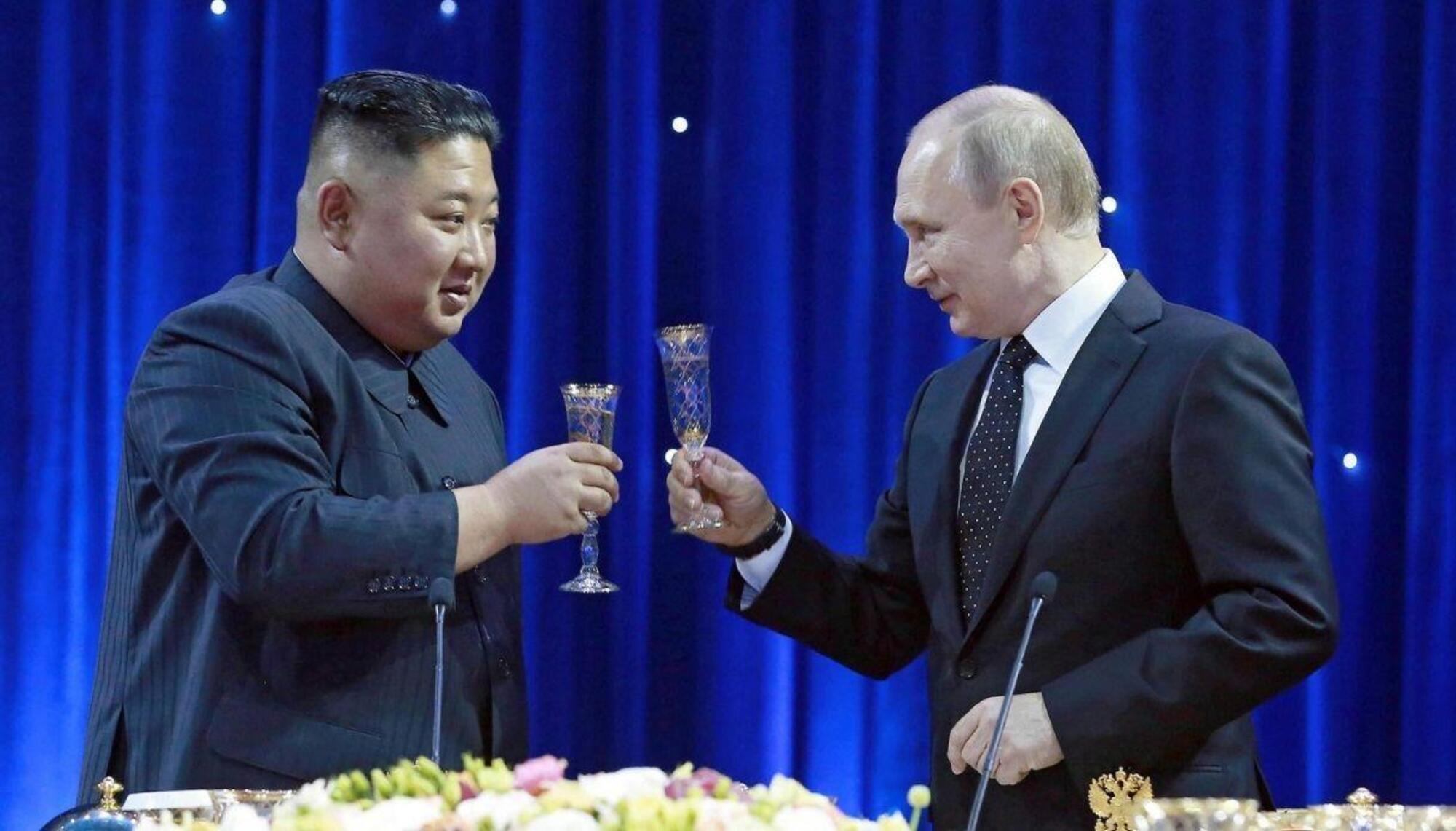 Vladimir Putin e Kim Jong-un