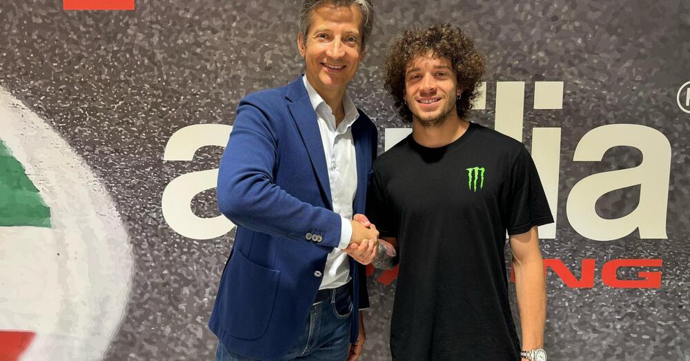 Ufficiale, Marco Bezzecchi passa all&#039;Aprilia per il 2025. Rivola: &quot;Uno dei migliori talenti italiani&quot;