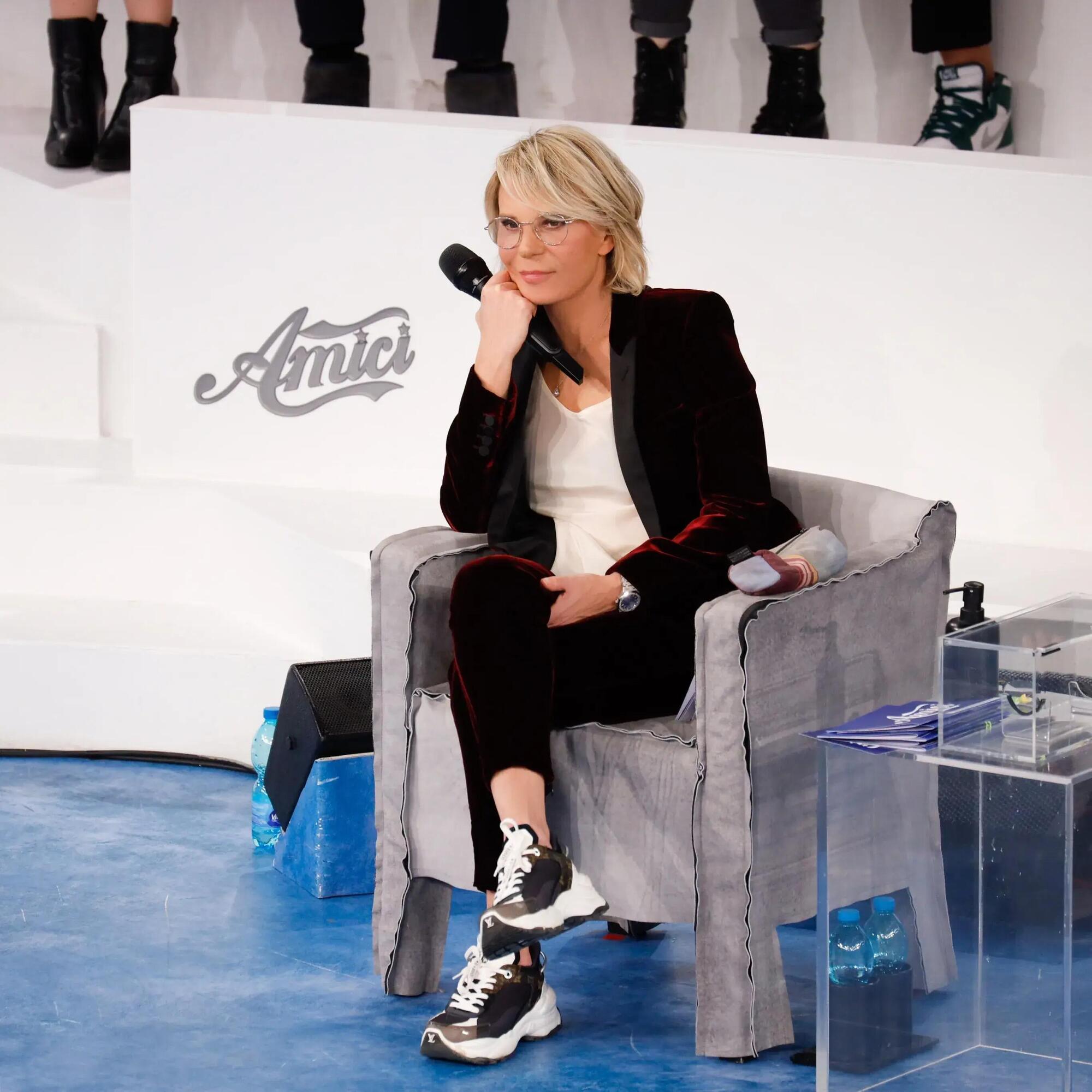 Maria De Filippi, conduttrice di &quot;Amici&quot;