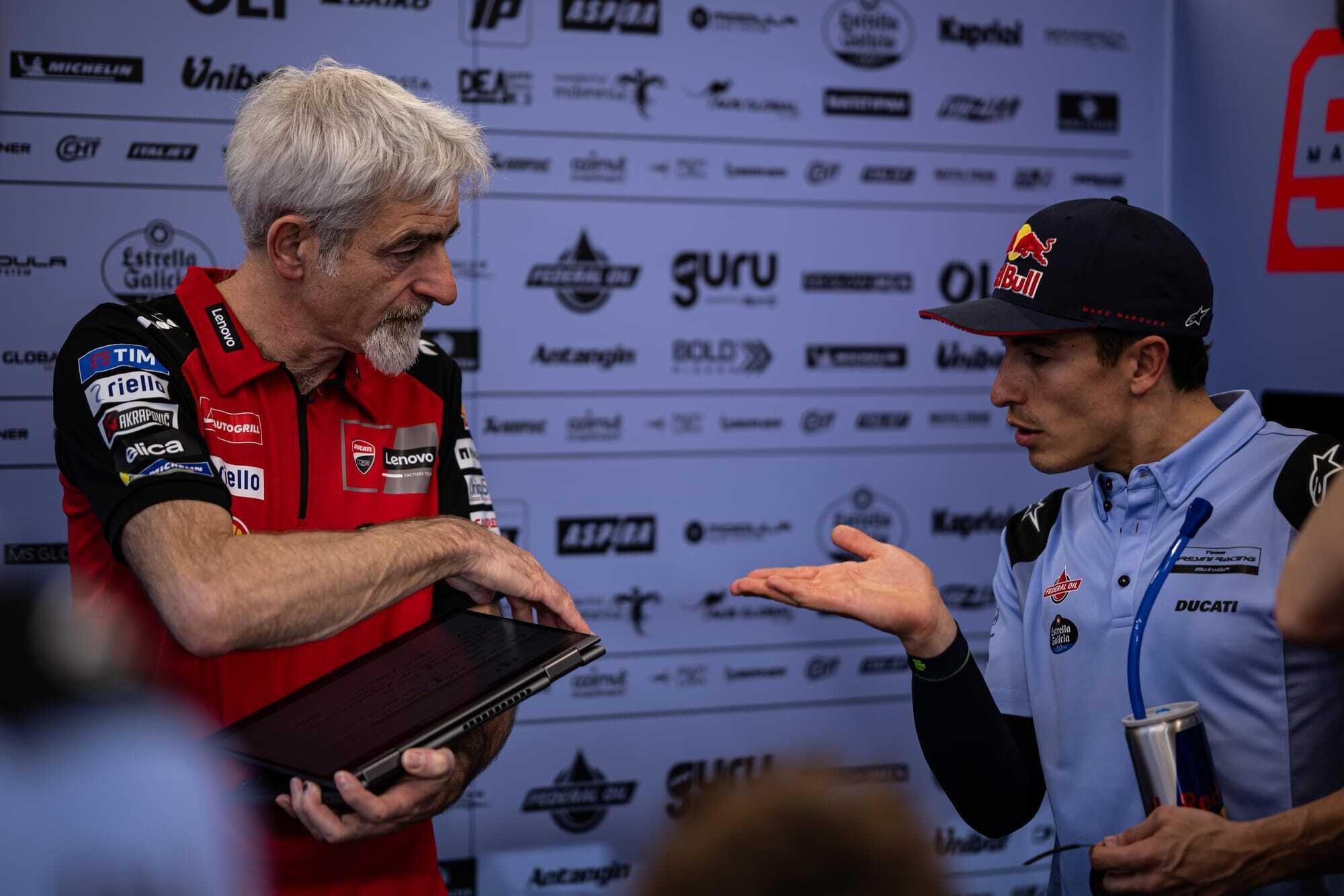 Gigi Dall&#039;Igna e Marc Marquez Ducati Corse 2024