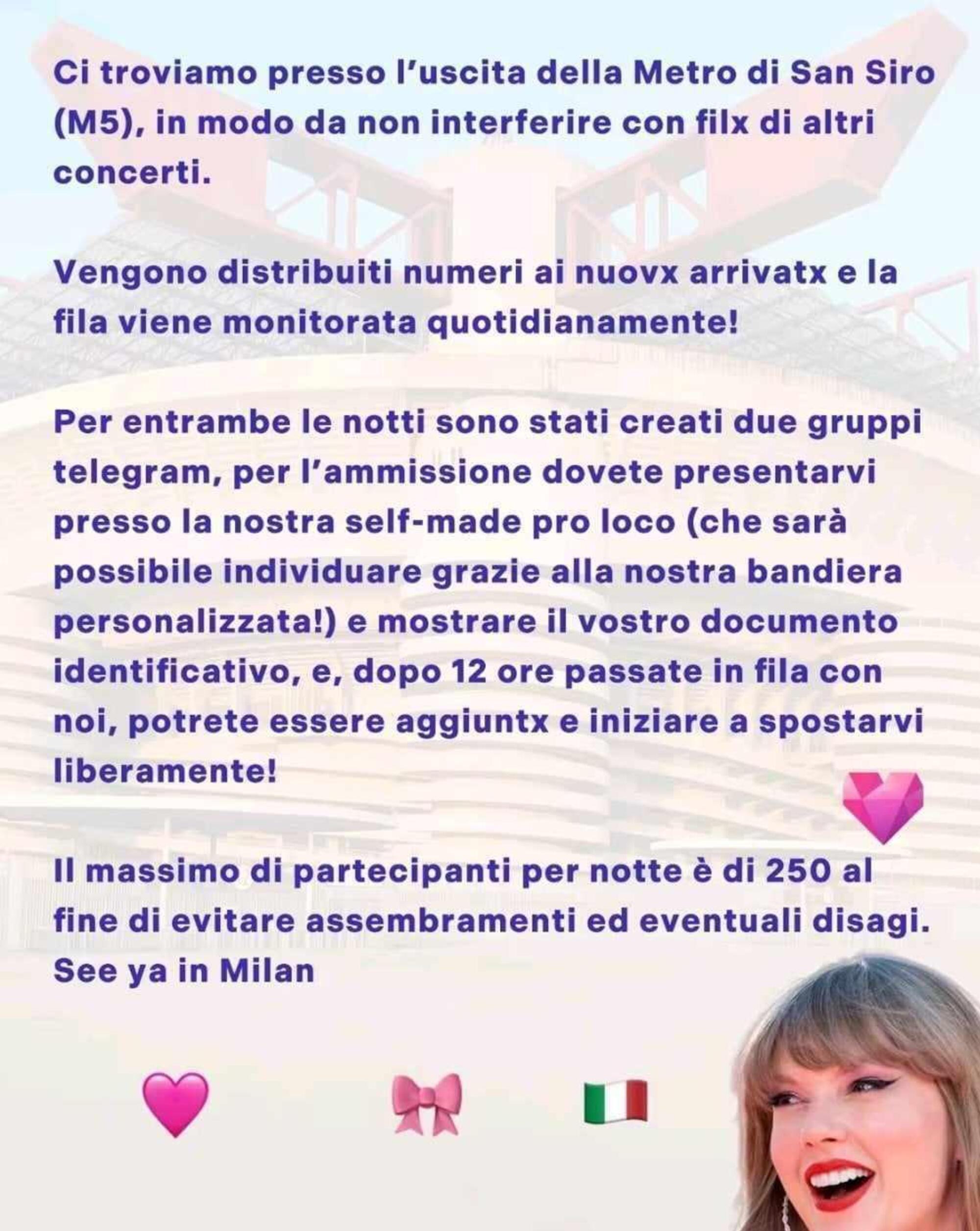 messaggio delle Swifties