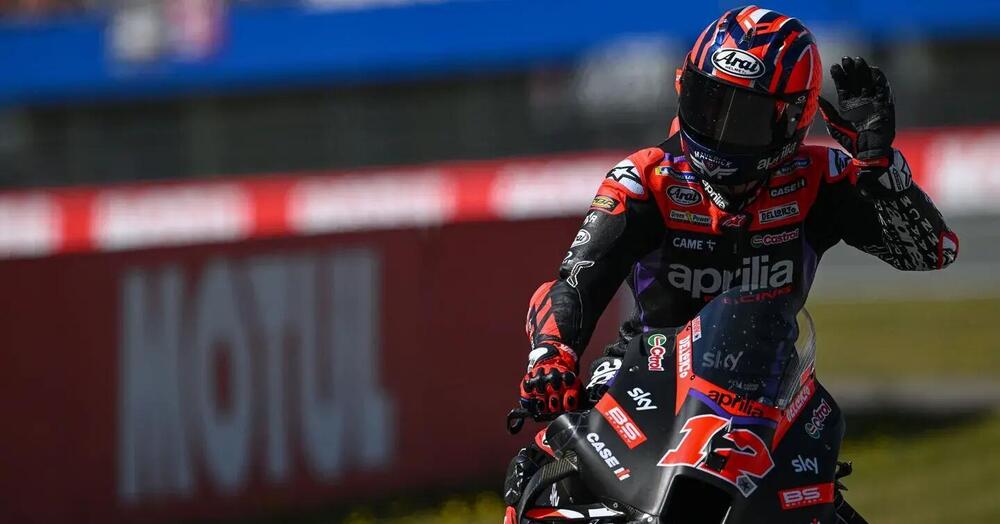 Ad Assen Maverick Vinales se la prende con l&rsquo;Aprilia: &ldquo;Il limite &egrave; della moto, non posso fare di pi&ugrave;&rdquo;. Ma davvero?