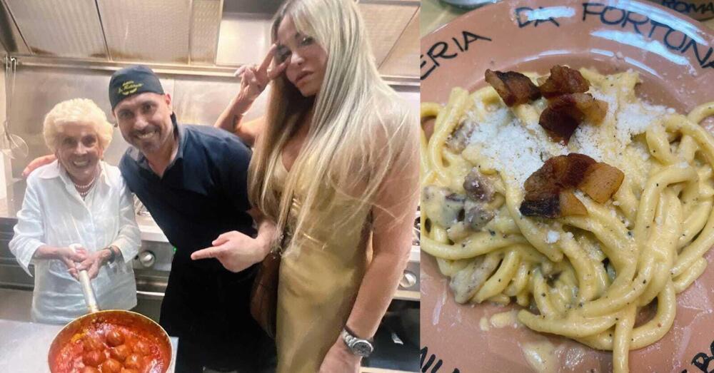 Siamo andati a mangiare all&rsquo;Osteria da Fortunata a Roma, in compagnia di Vera Gemma. Com&rsquo;&egrave; la carbonara cucinata da due regine? La nostra esperienza mistica&hellip;