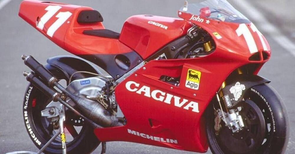 Valentino Rossi con la Yamaha di Lawson? Beccatevi Jorge Lorenzo a Misano con la mitica Cagiva 500 GP di John Kocinski!