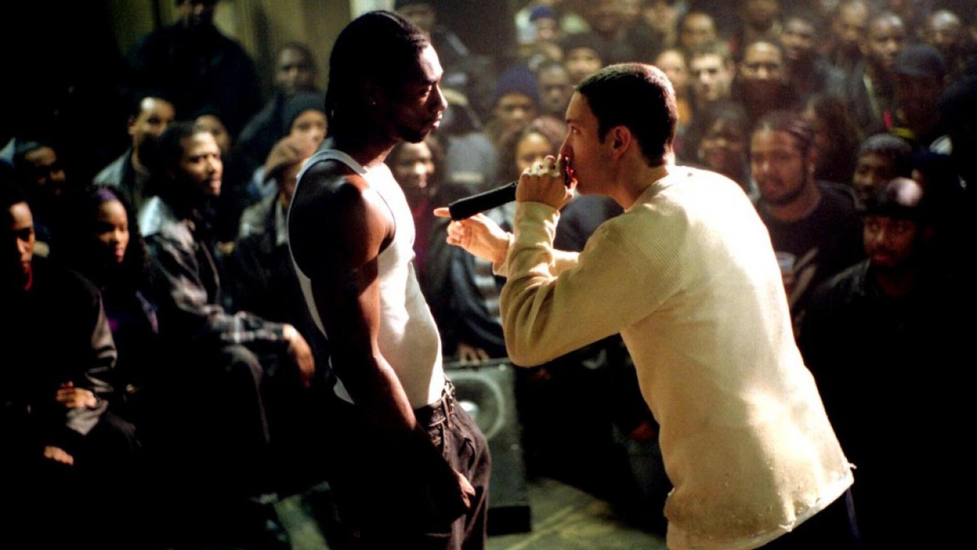 Una battle rap nel famoso film di Eminem 8 Mile