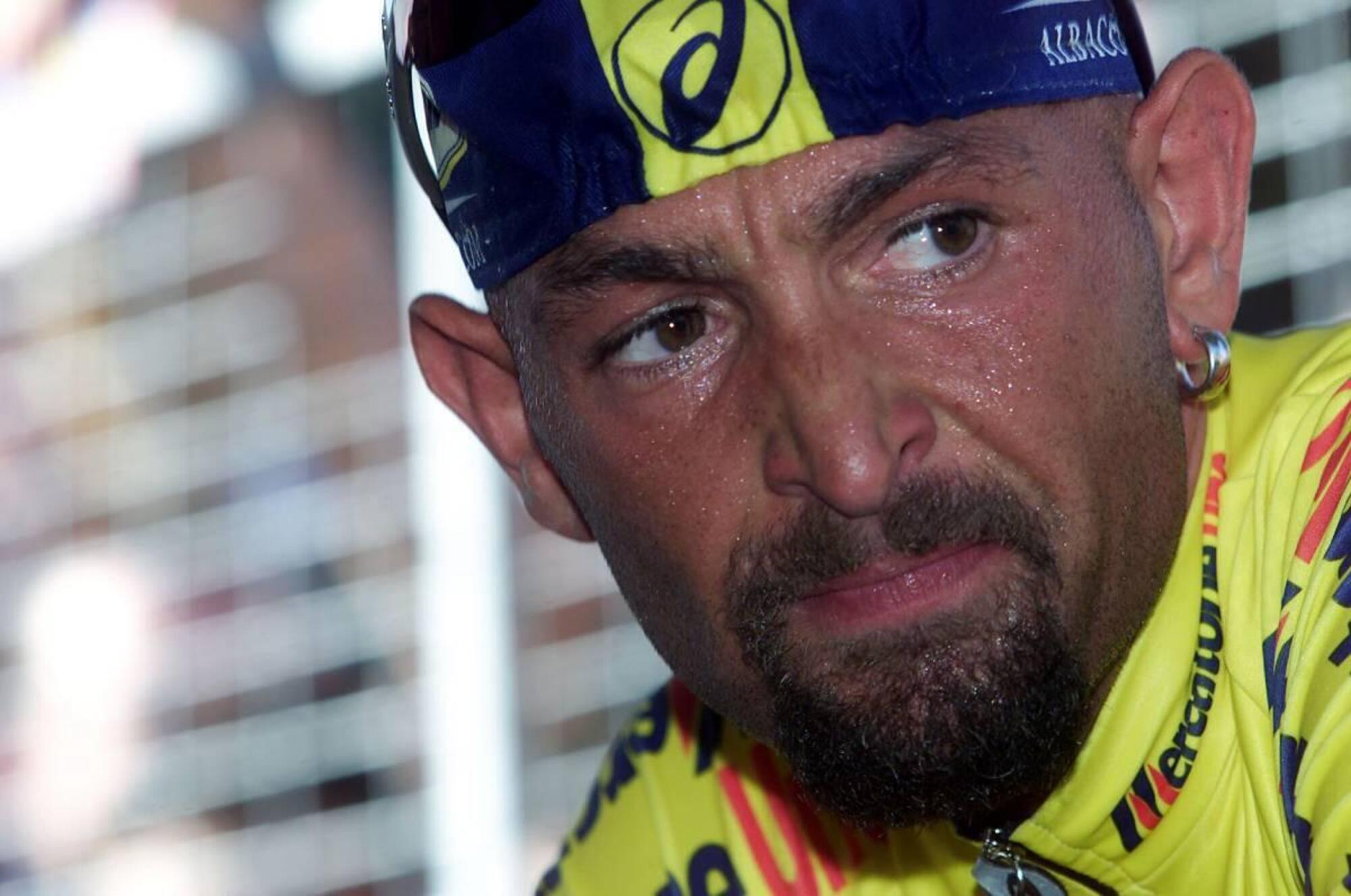 Il ciclista Marco Pantani