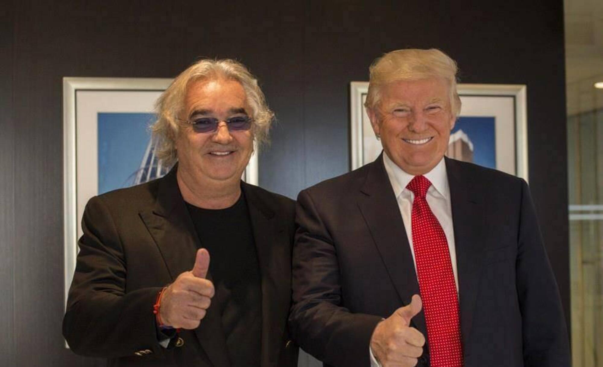 Flavio Briatore e Donald Trump