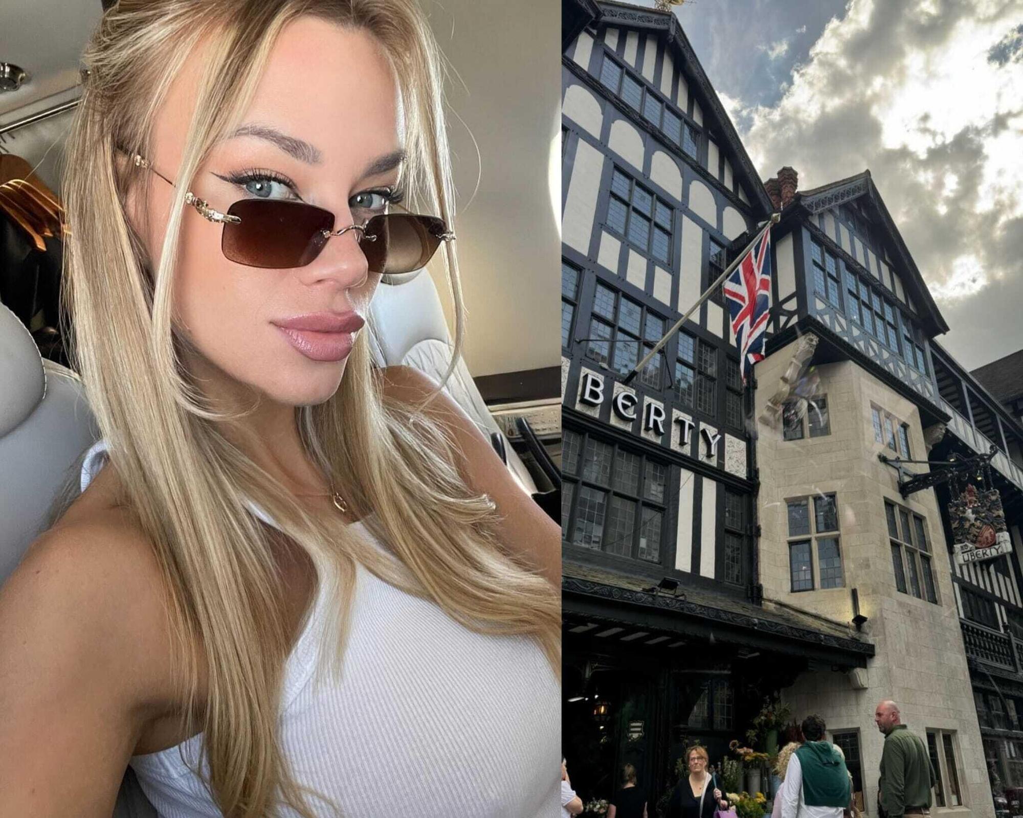 Foto dal profilo Instagram di Yulia Vlasova che testimonia la sua presenza a Londra pochi giorni fa