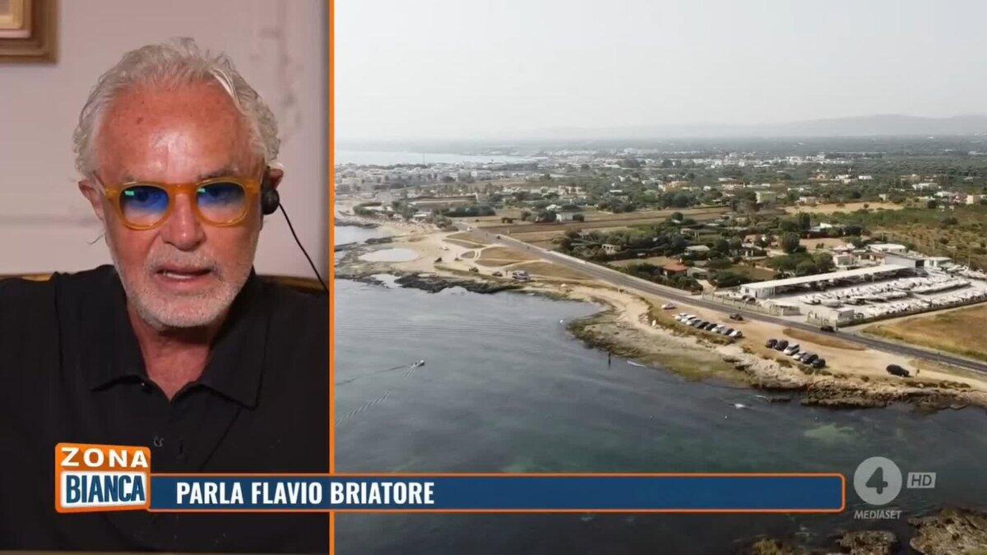 Flavio Briatore a Zona Bianca