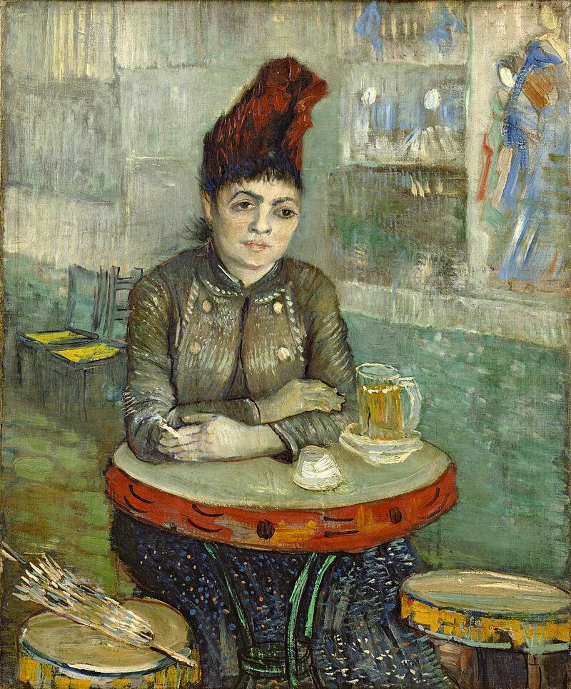 “Agostina Segatori nel Café du Tambourin”, Vincent Van Gogh