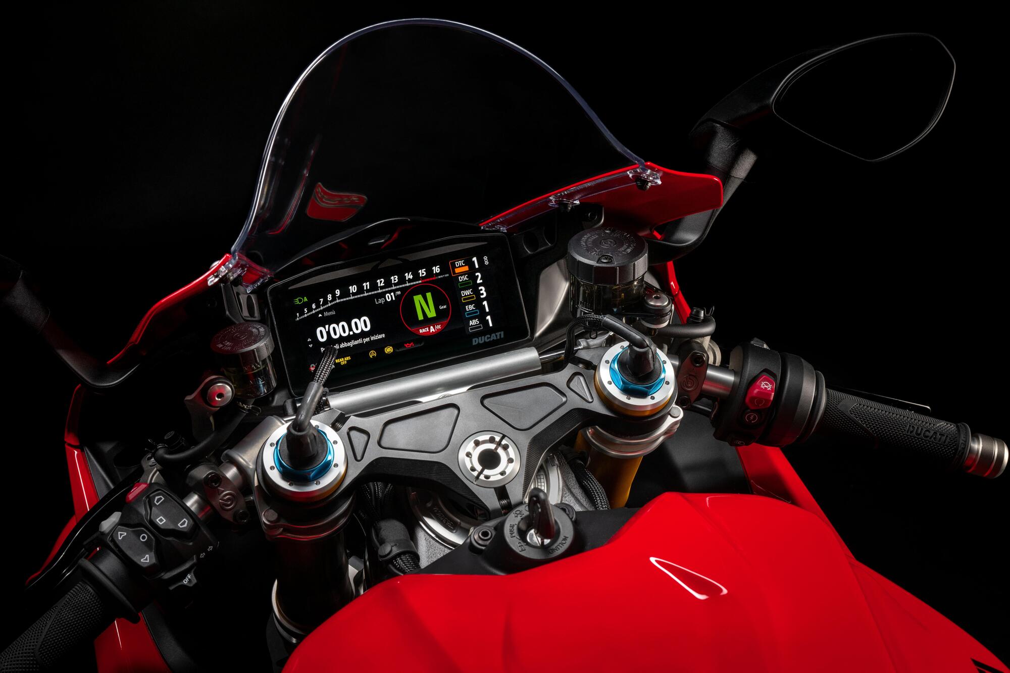 Dashboard Ducati Panigale V4S 2025